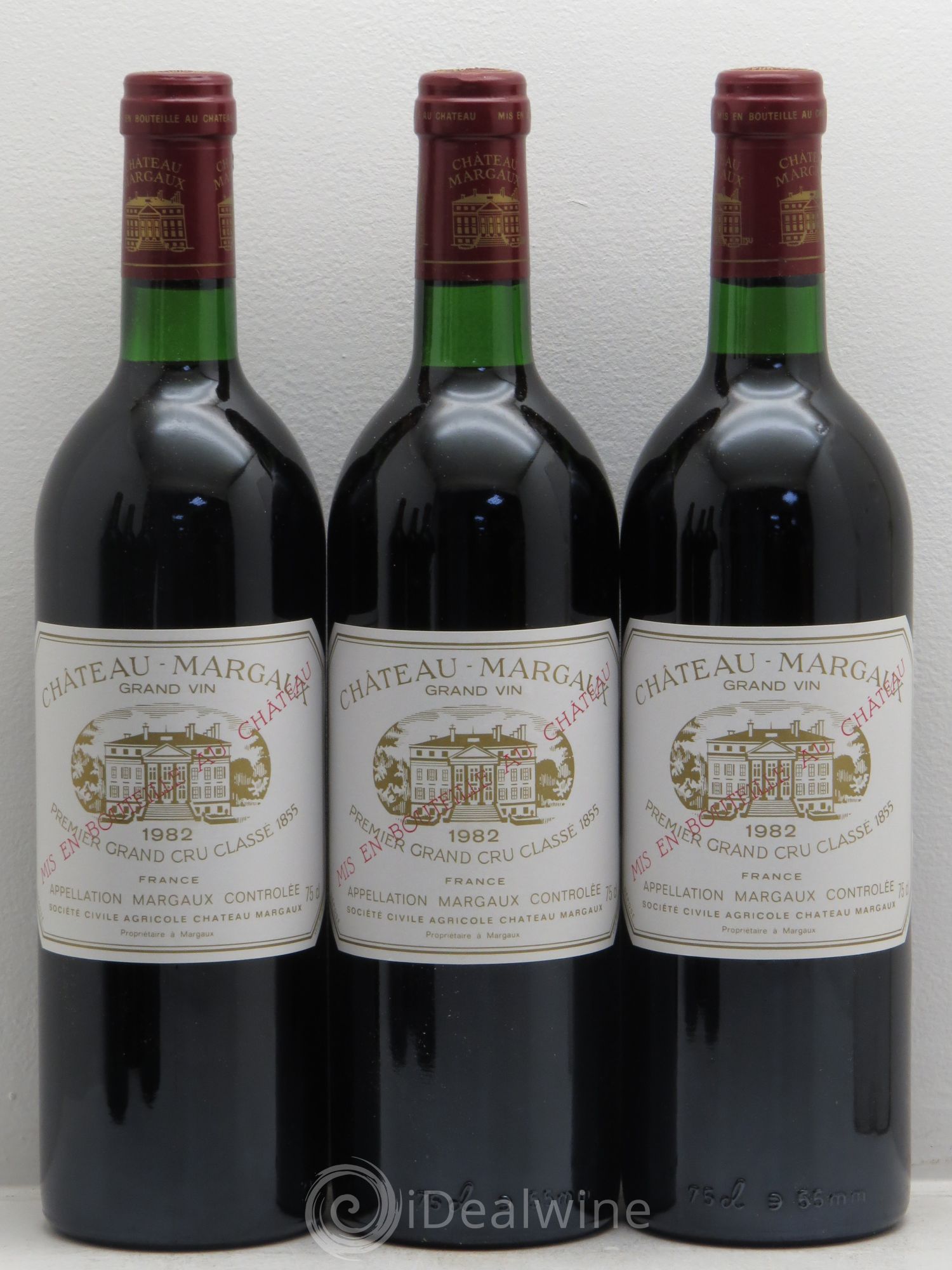 Château Margaux 1er Grand Cru Classé 1982 - Lot de 12 bouteilles - 3