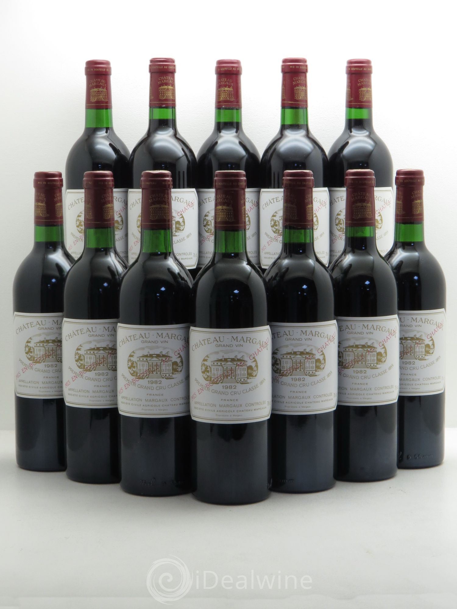 Château Margaux 1er Grand Cru Classé 1982 - Lot de 12 bouteilles - 0