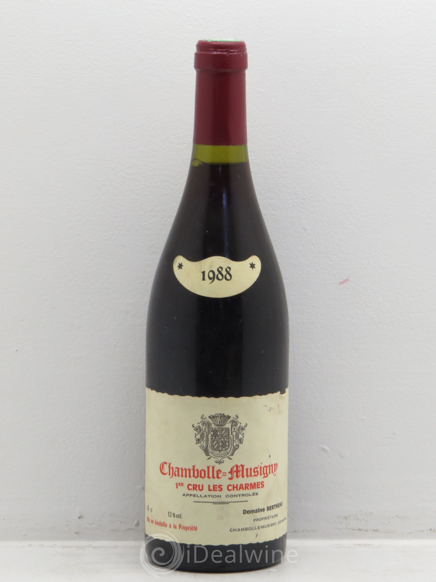 Chambolle-Musigny 1er Cru 1988 - Lot de 1 bouteille - 0