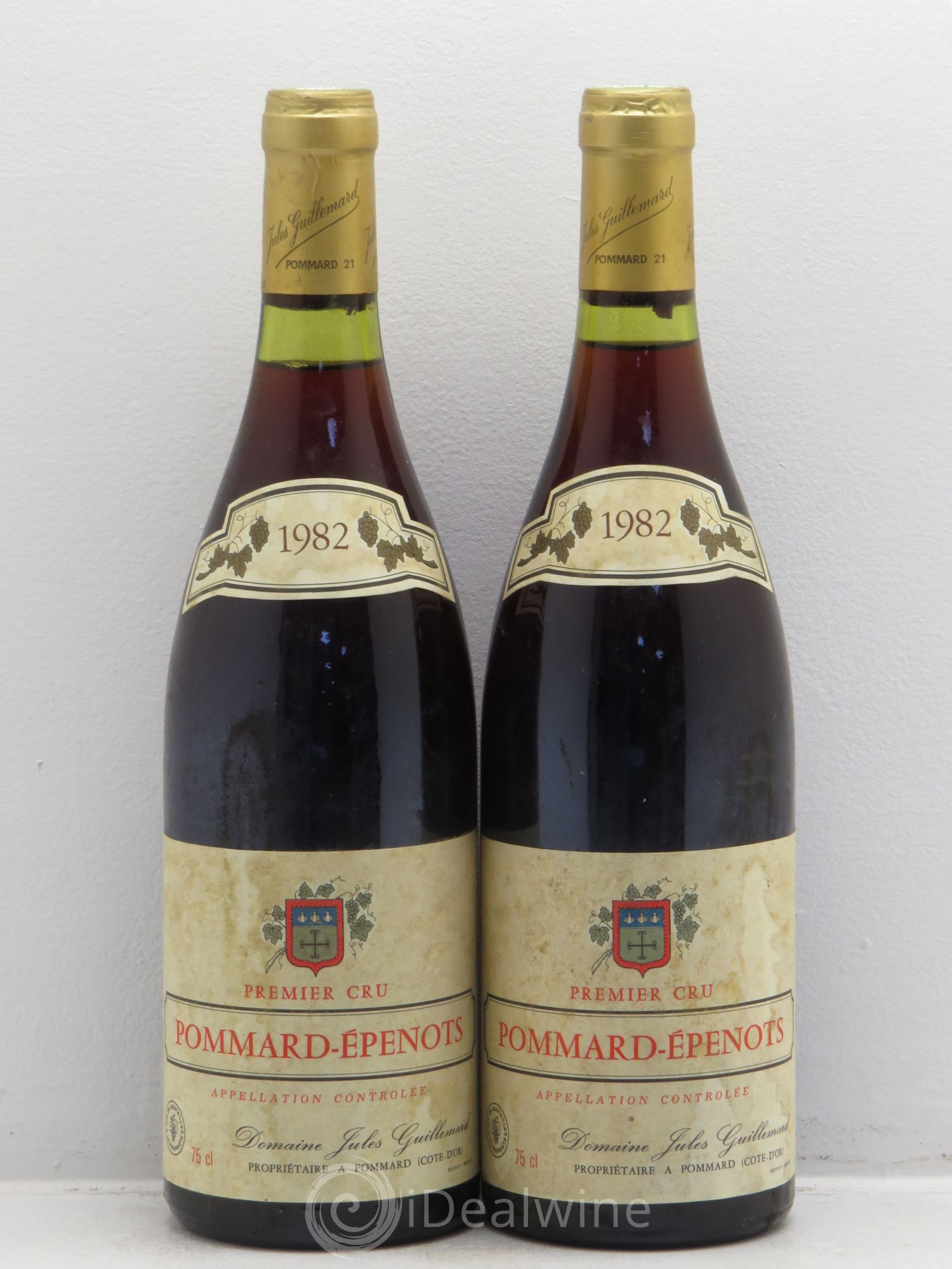 Pommard 1er Cru Domaine Guillemard 1982 - Posten von 2 Flaschen - 0
