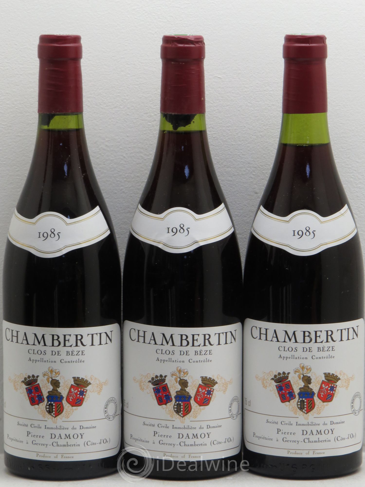 Chambertin Clos de Bèze Grand Cru Pierre Damoy 1985 - Lot de 12 bouteilles - 1