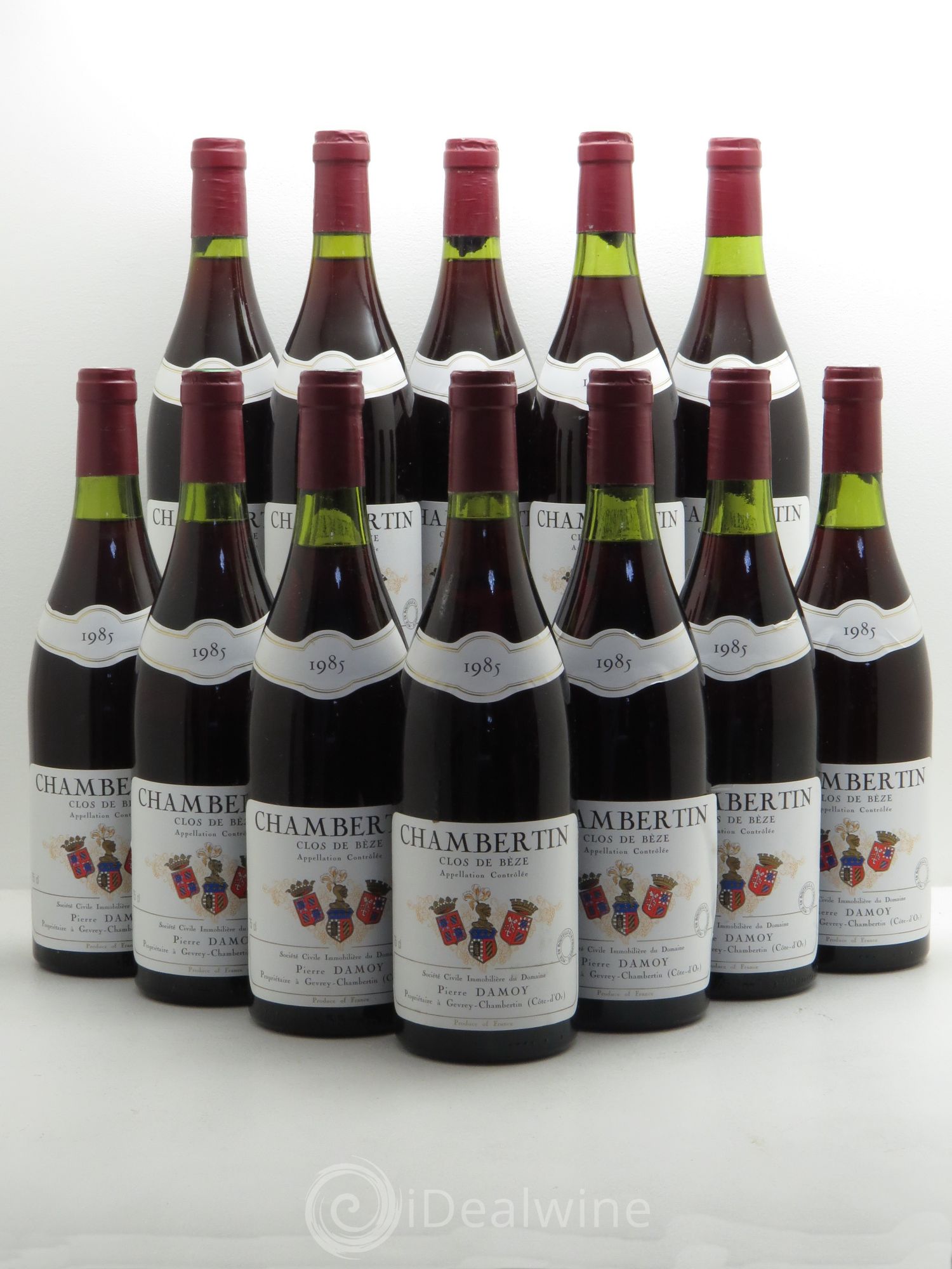 Chambertin Clos de Bèze Grand Cru Pierre Damoy 1985 - Lot de 12 bouteilles - 0