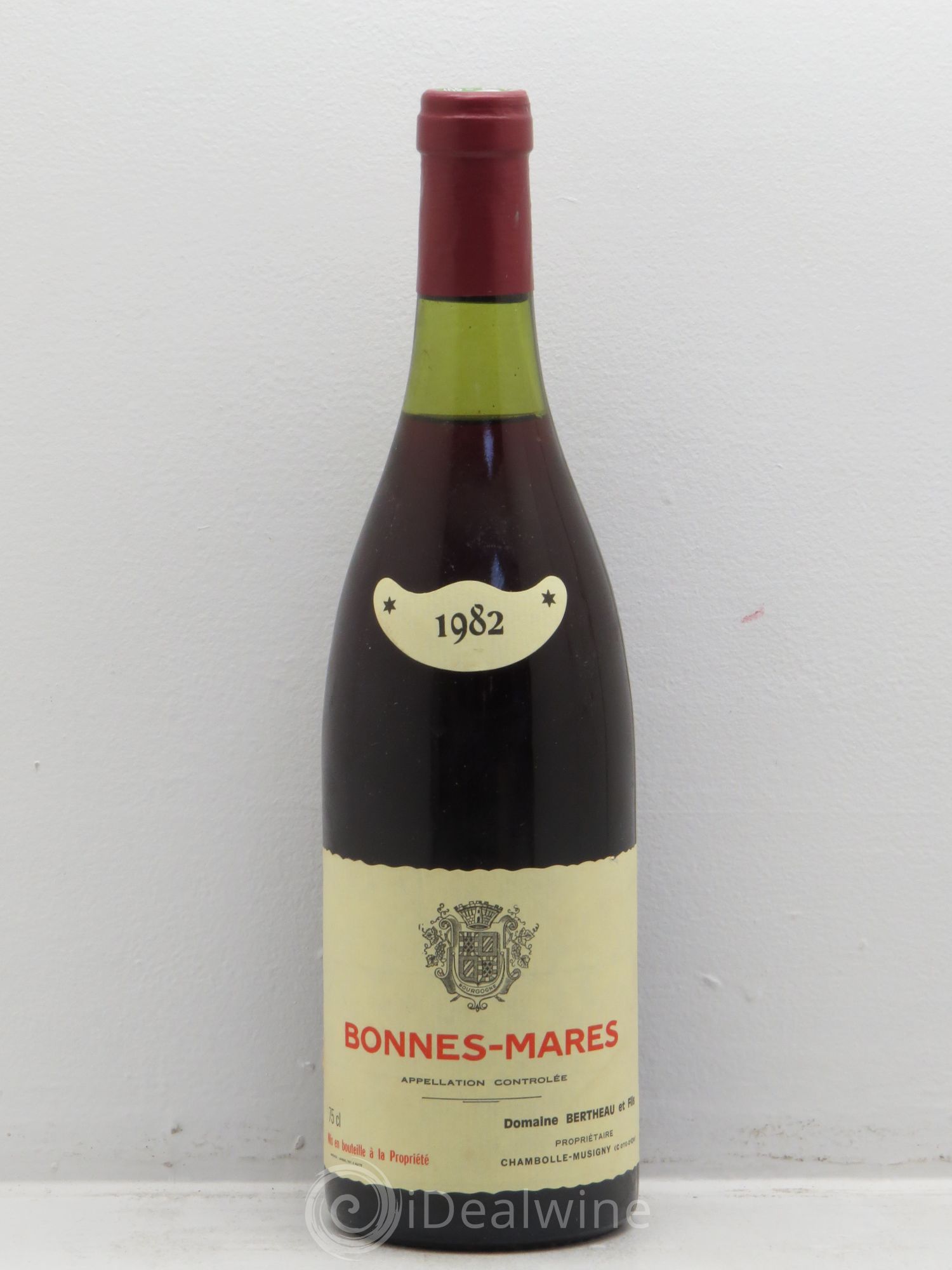 Bonnes-Mares Grand Cru Domaine Bertheau 1982 - Lot de 1 bouteille - 0