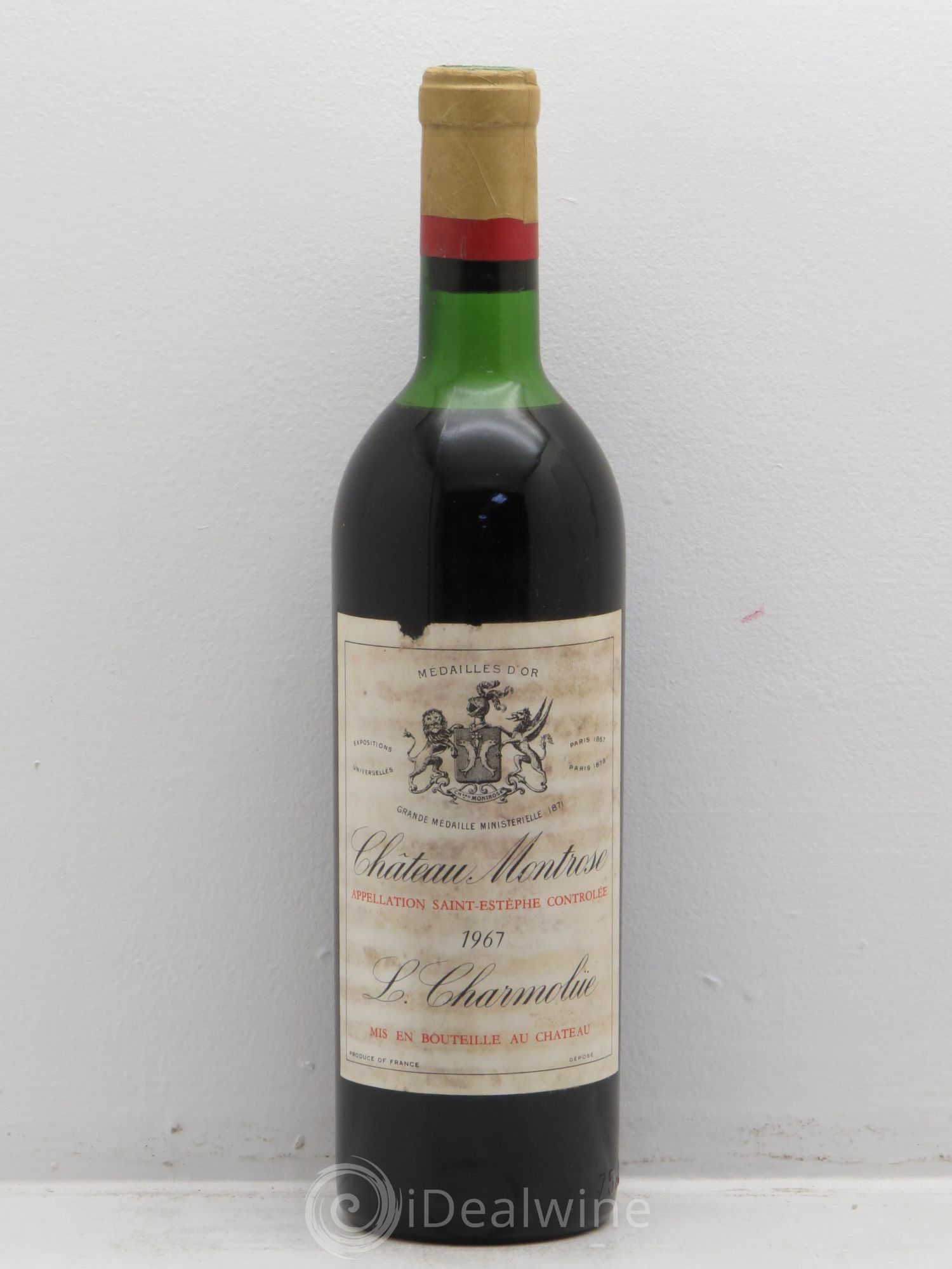 Château Montrose 2ème Grand Cru Classé 1967 - Lot de 6 bouteilles - 0