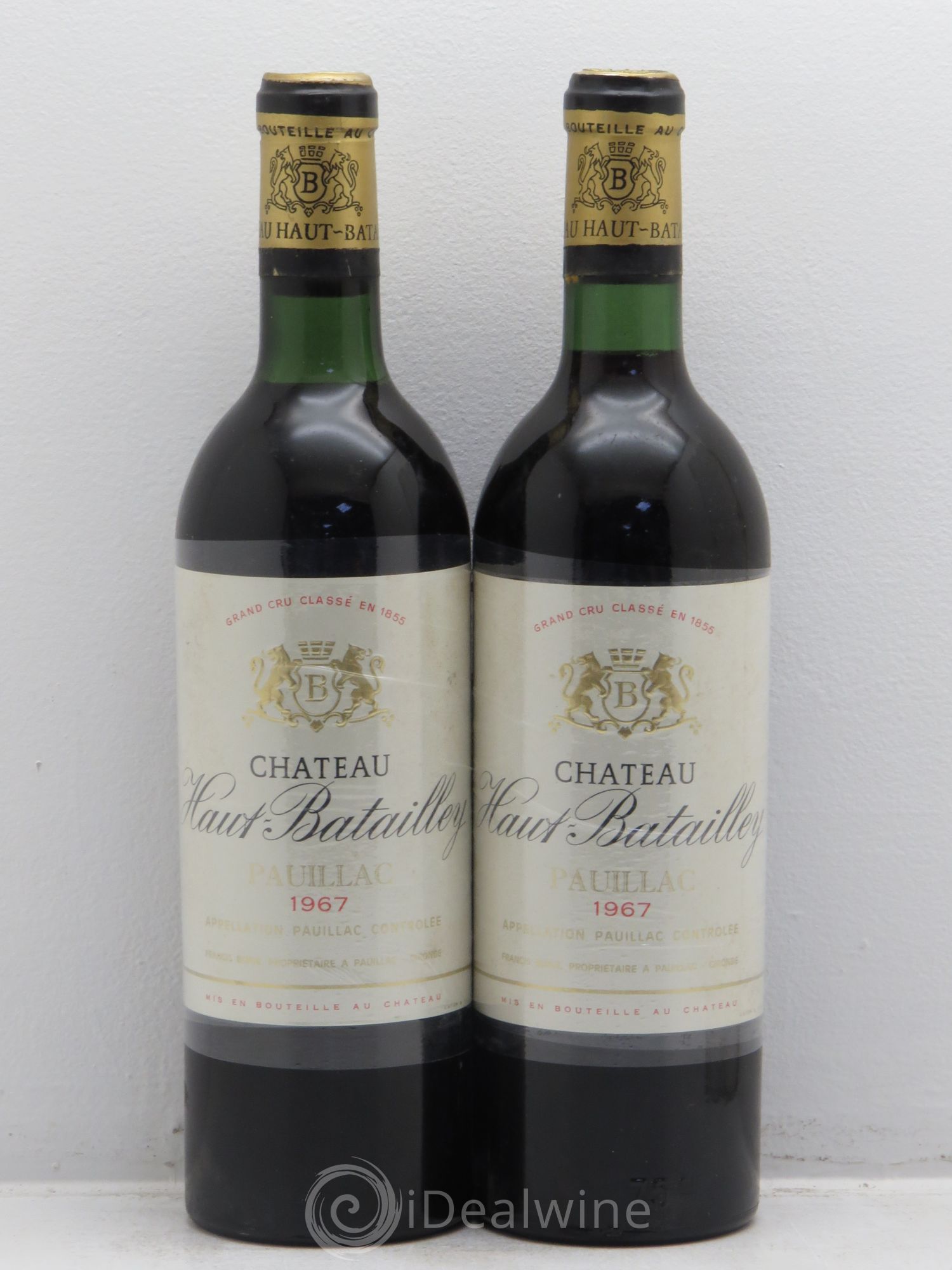 Château Haut Batailley 5ème Grand Cru Classé 1967 - Lot de 2 bouteilles - 0