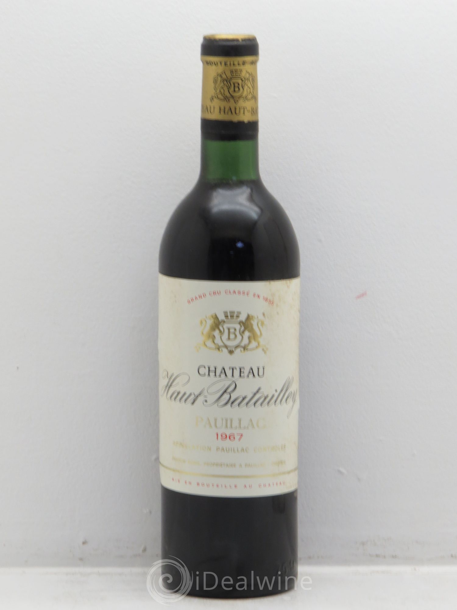 Château Haut Batailley 5ème Grand Cru Classé 1967 - Lot de 1 bouteille - 0