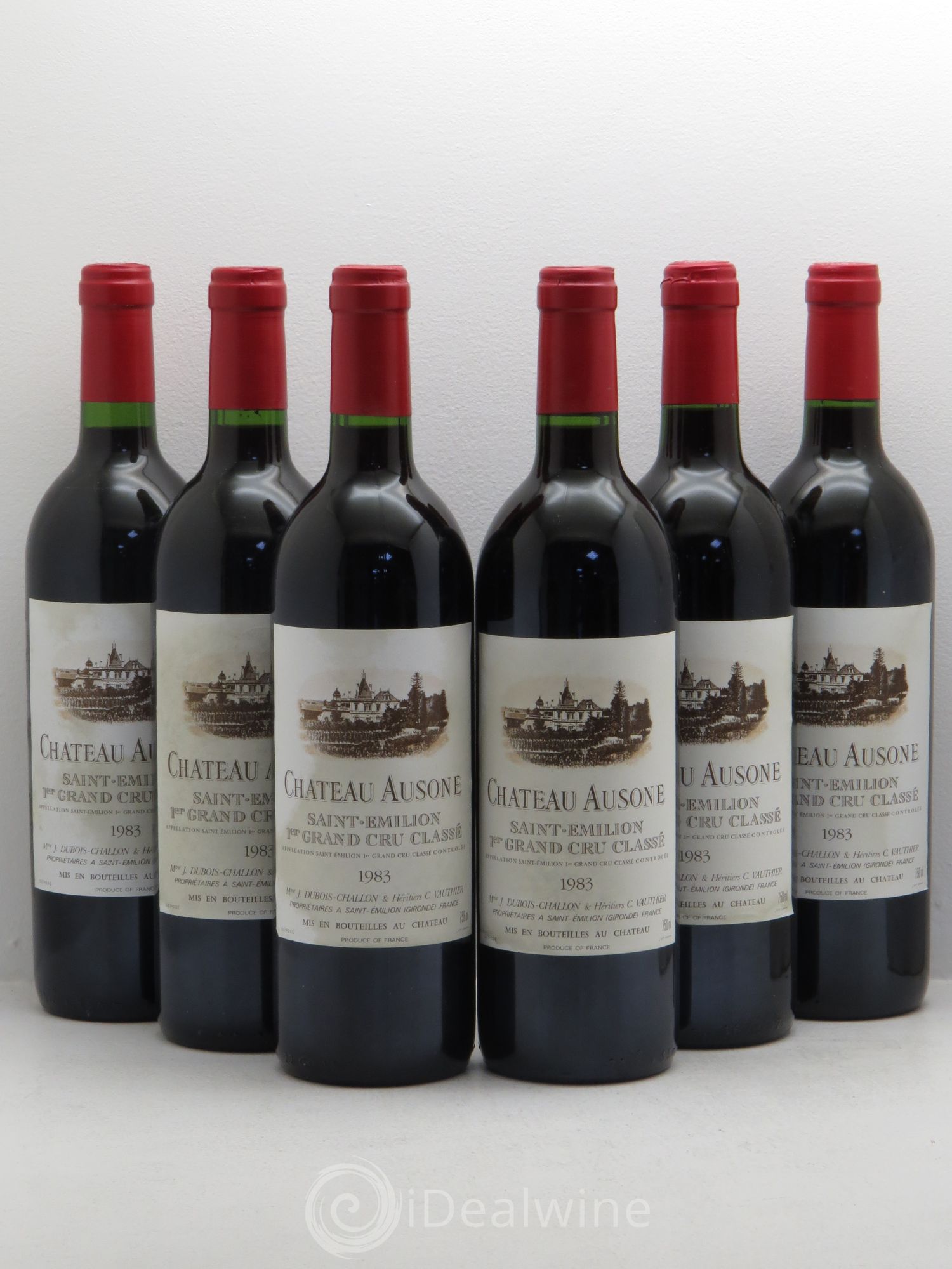 Château Ausone 1er Grand Cru Classé A 1983 - Lot de 6 bouteilles - 0