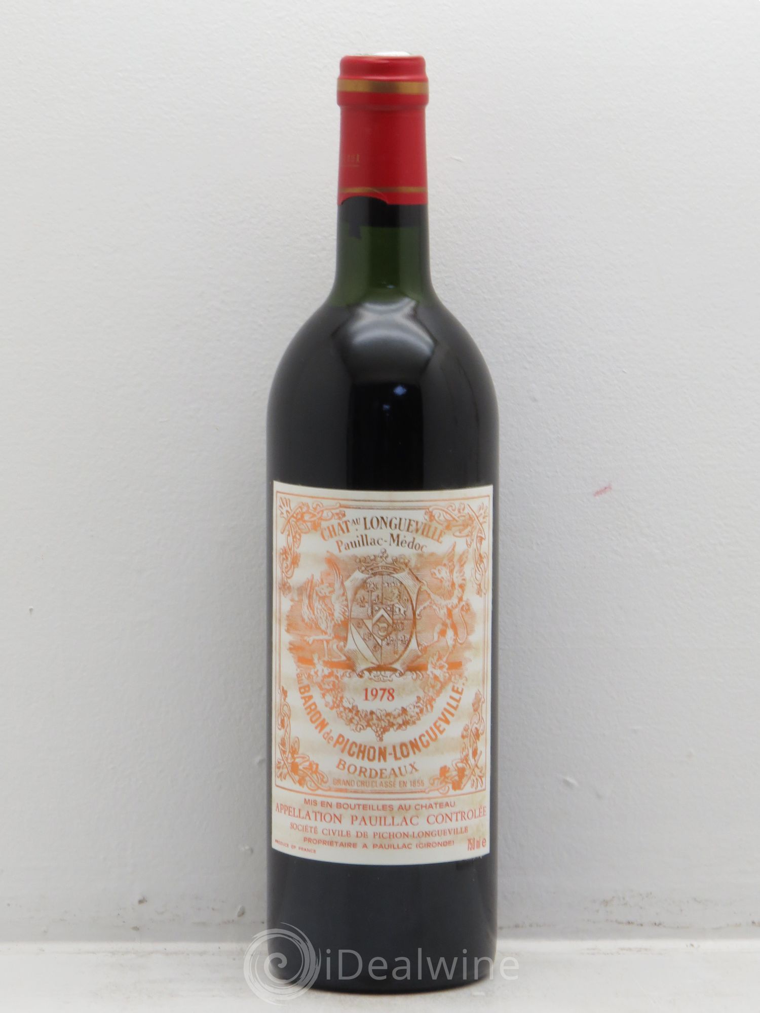 Pichon Longueville Baron 2ème Grand Cru Classé 1978 - Lot de 12 bouteilles - 0
