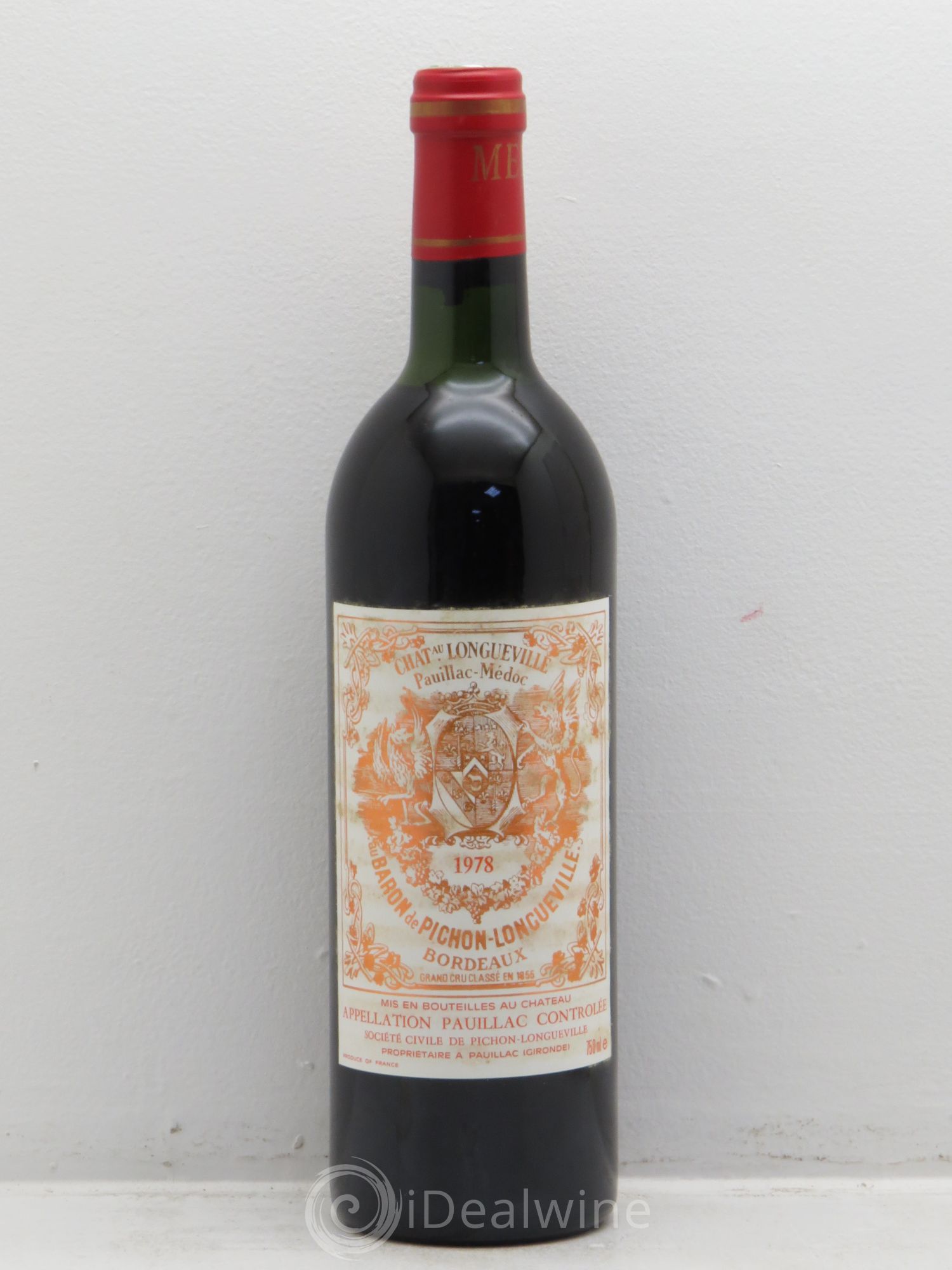 Pichon Longueville Baron 2ème Grand Cru Classé 1978 - Lot de 12 bouteilles - 0