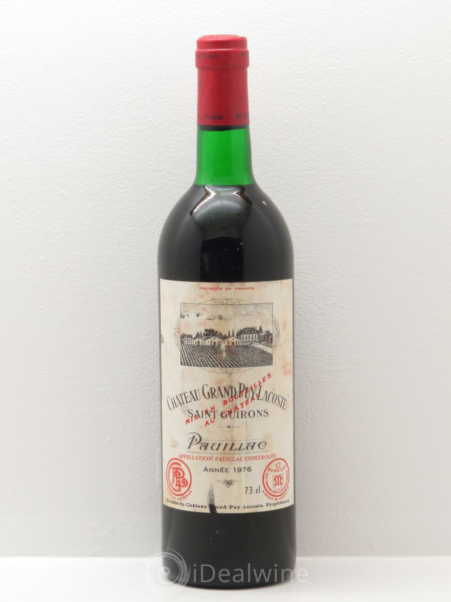 Château Grand Puy Lacoste 5ème Grand Cru Classé 1976 - Lot de 12 bouteilles - 0