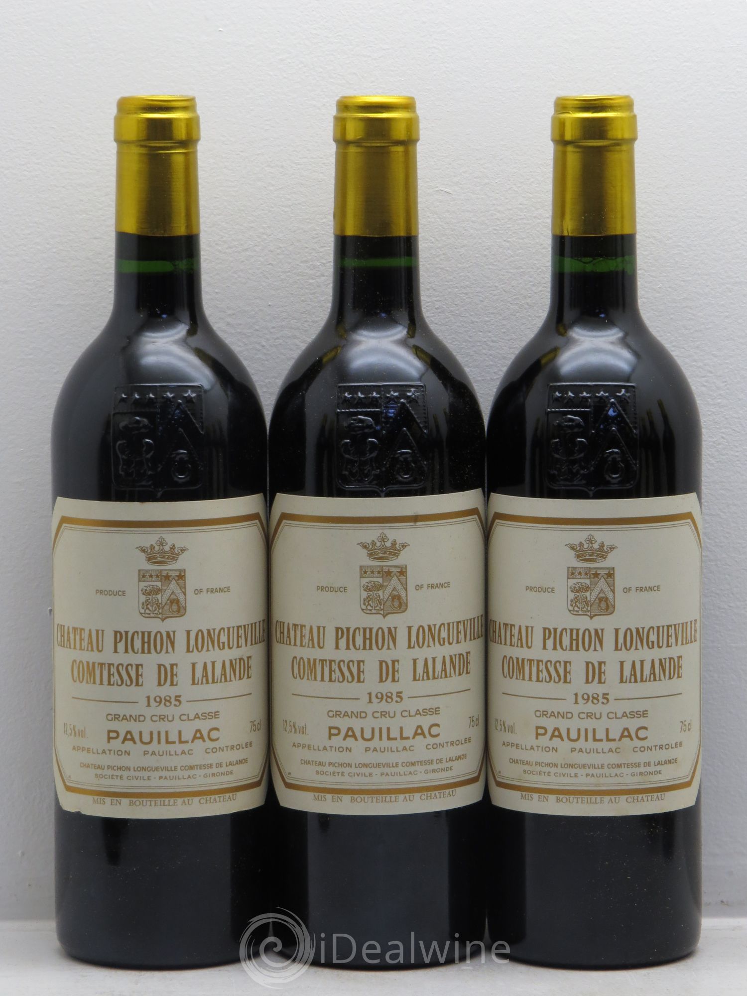 Château Pichon Longueville Comtesse de Lalande 2ème Grand Cru Classé 1985 - Lot de 12 bouteilles - 1
