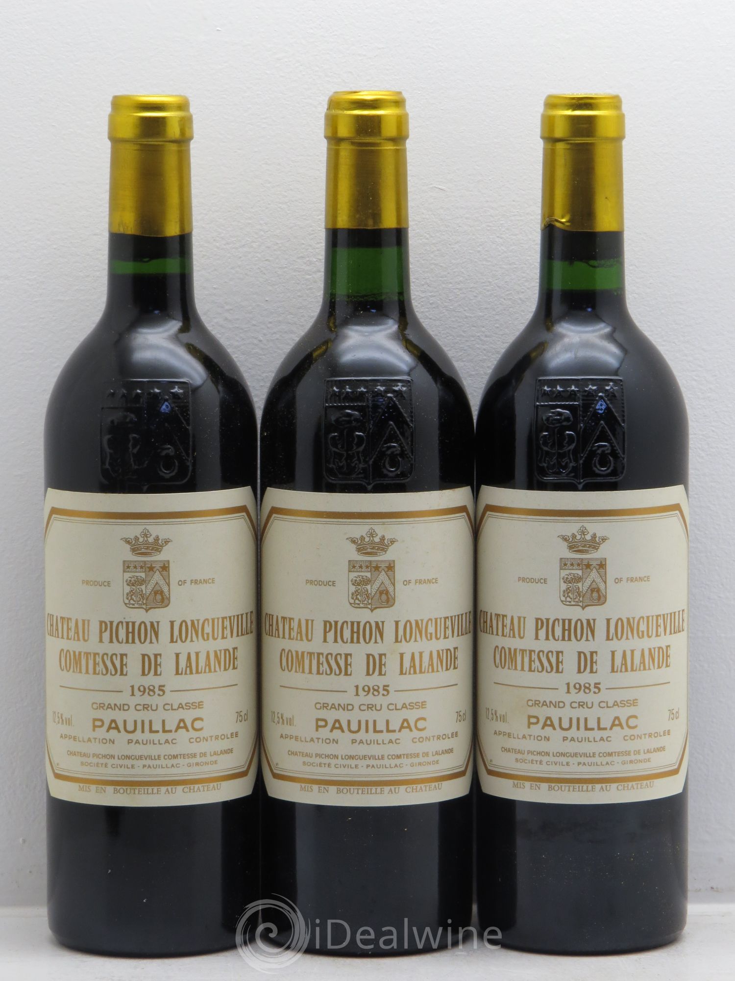 Château Pichon Longueville Comtesse de Lalande 2ème Grand Cru Classé 1985 - Lot de 12 bouteilles - 3