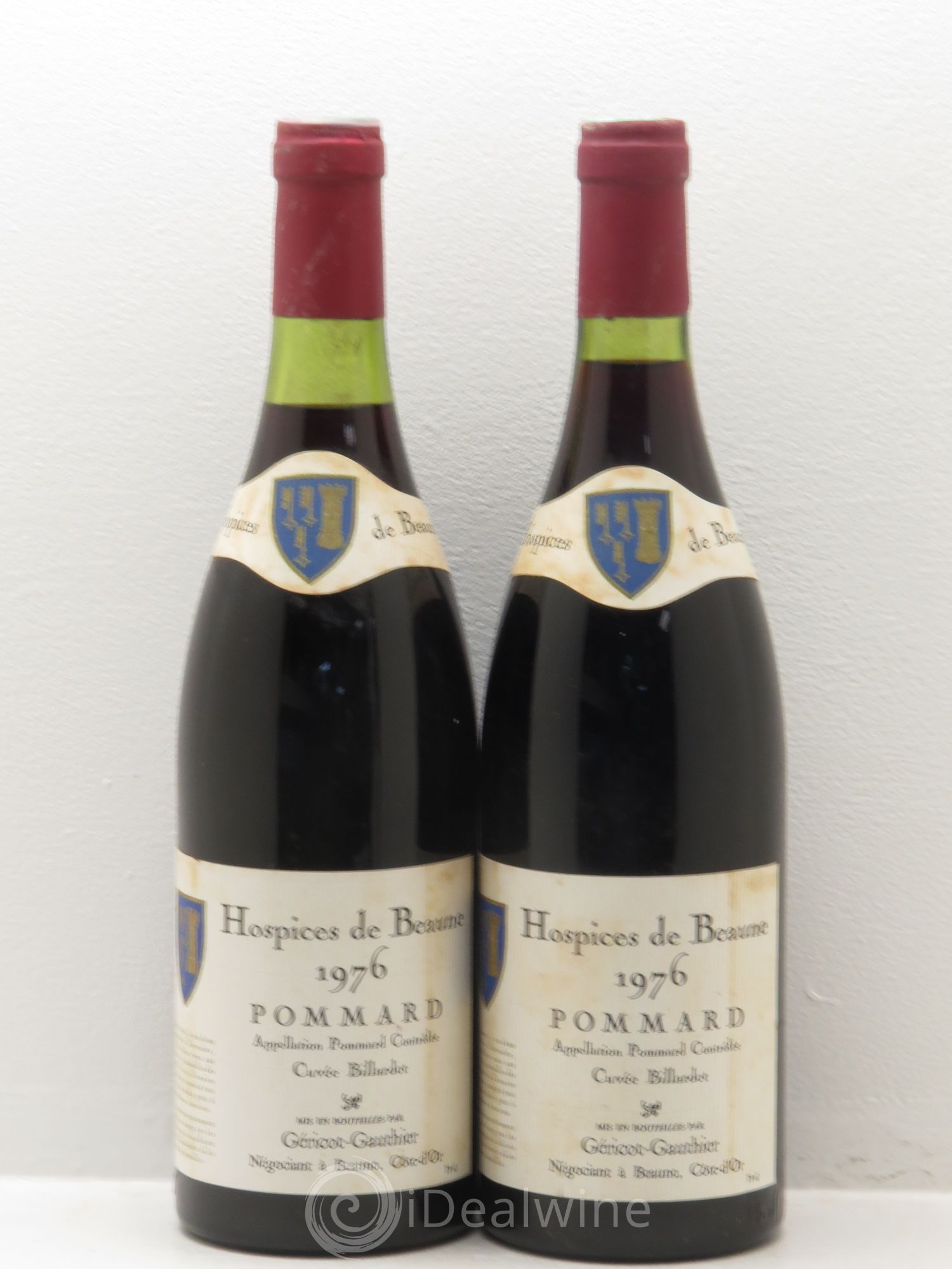 Pommard Cuvée Billardet - Jacques Géricot-Gauthier 1976 - Posten von 2 Flaschen - 0