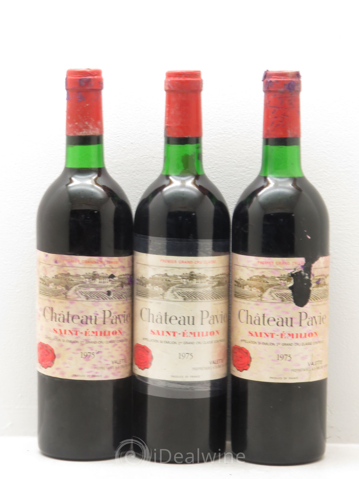 Château Pavie 1er Grand Cru Classé A 1975 - Lot de 12 bouteilles - 4