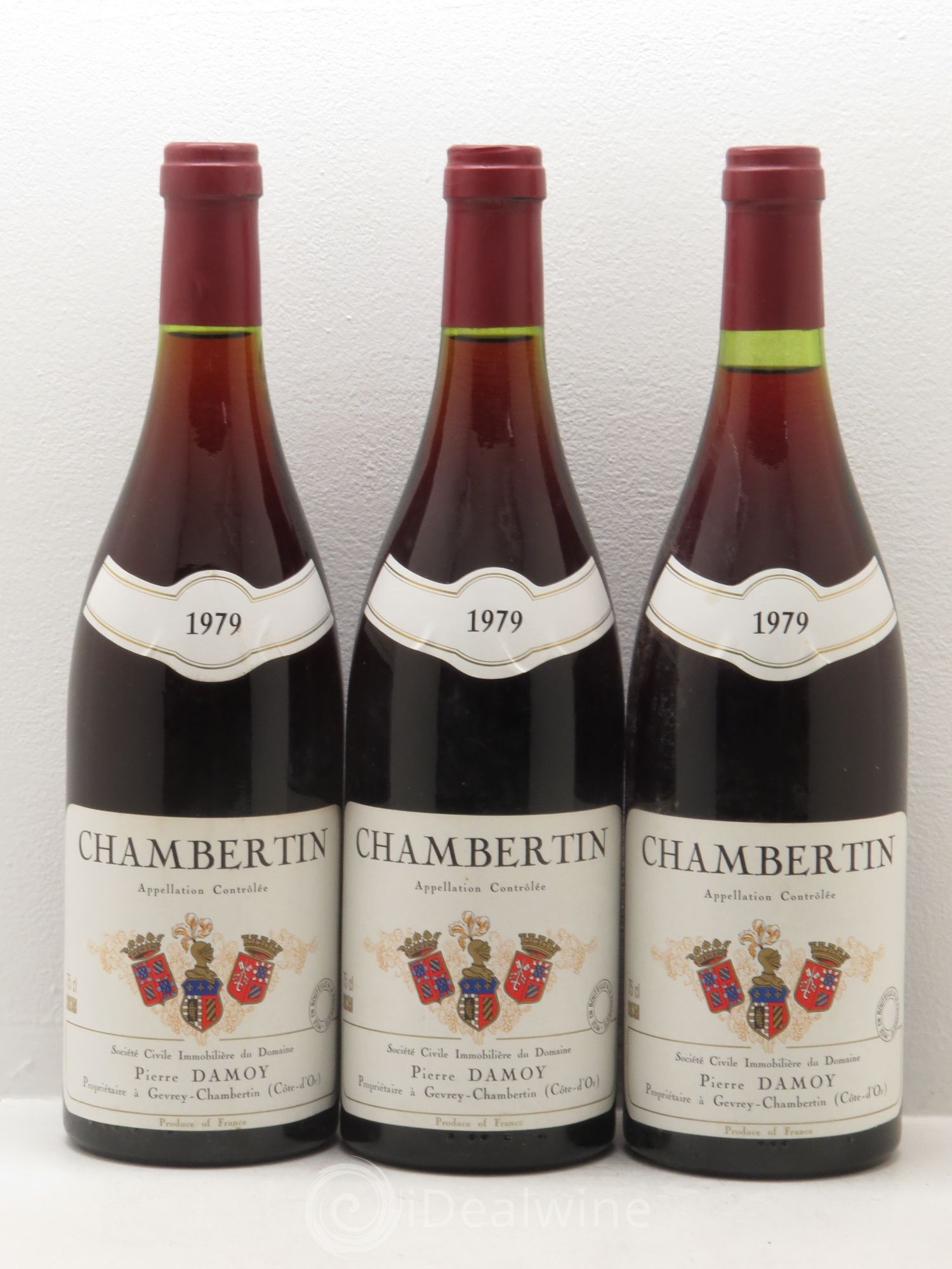 Chambertin Grand Cru Pierre Damoy 1979 - Lot de 3 bouteilles - 0