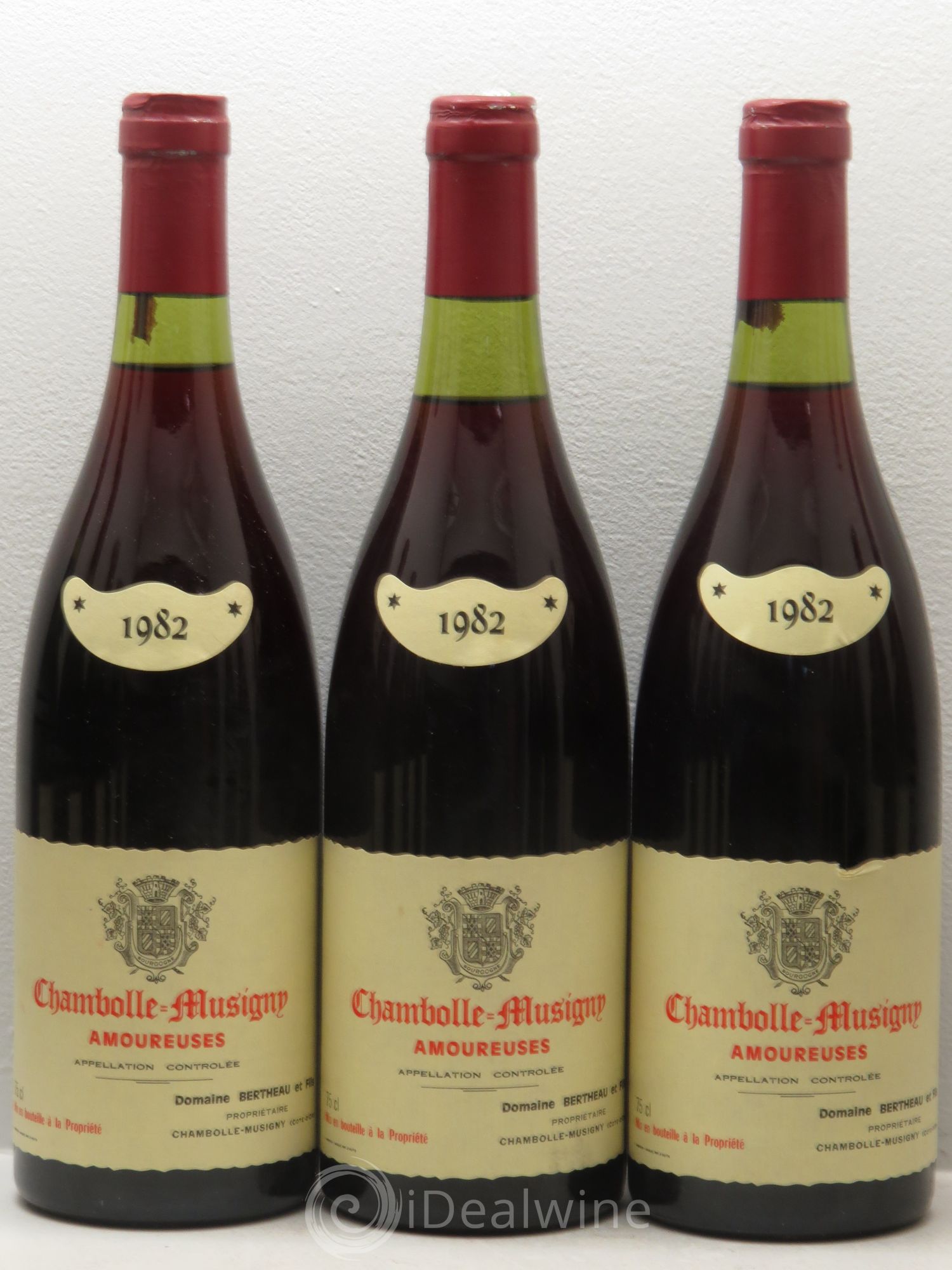 Chambolle-Musigny 1er Cru Domaine Bertheau 1982 - Lot de 12 bouteilles - 1