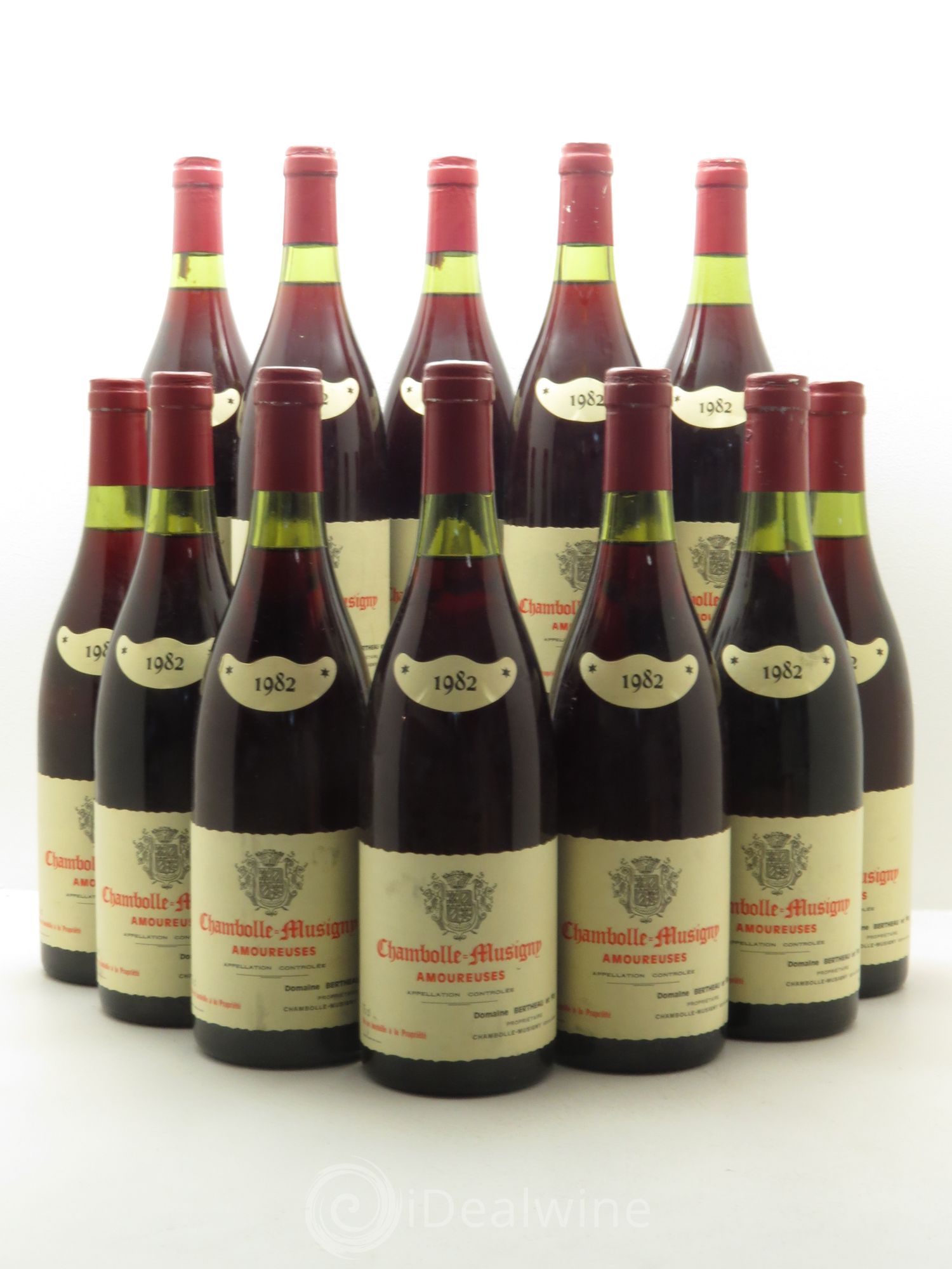 Chambolle-Musigny 1er Cru Domaine Bertheau 1982 - Lot de 12 bouteilles - 0