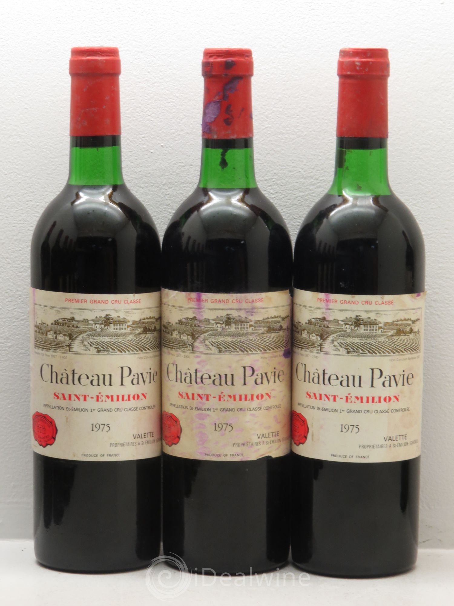 Château Pavie 1er Grand Cru Classé A 1975 - Lot de 12 bouteilles - 2
