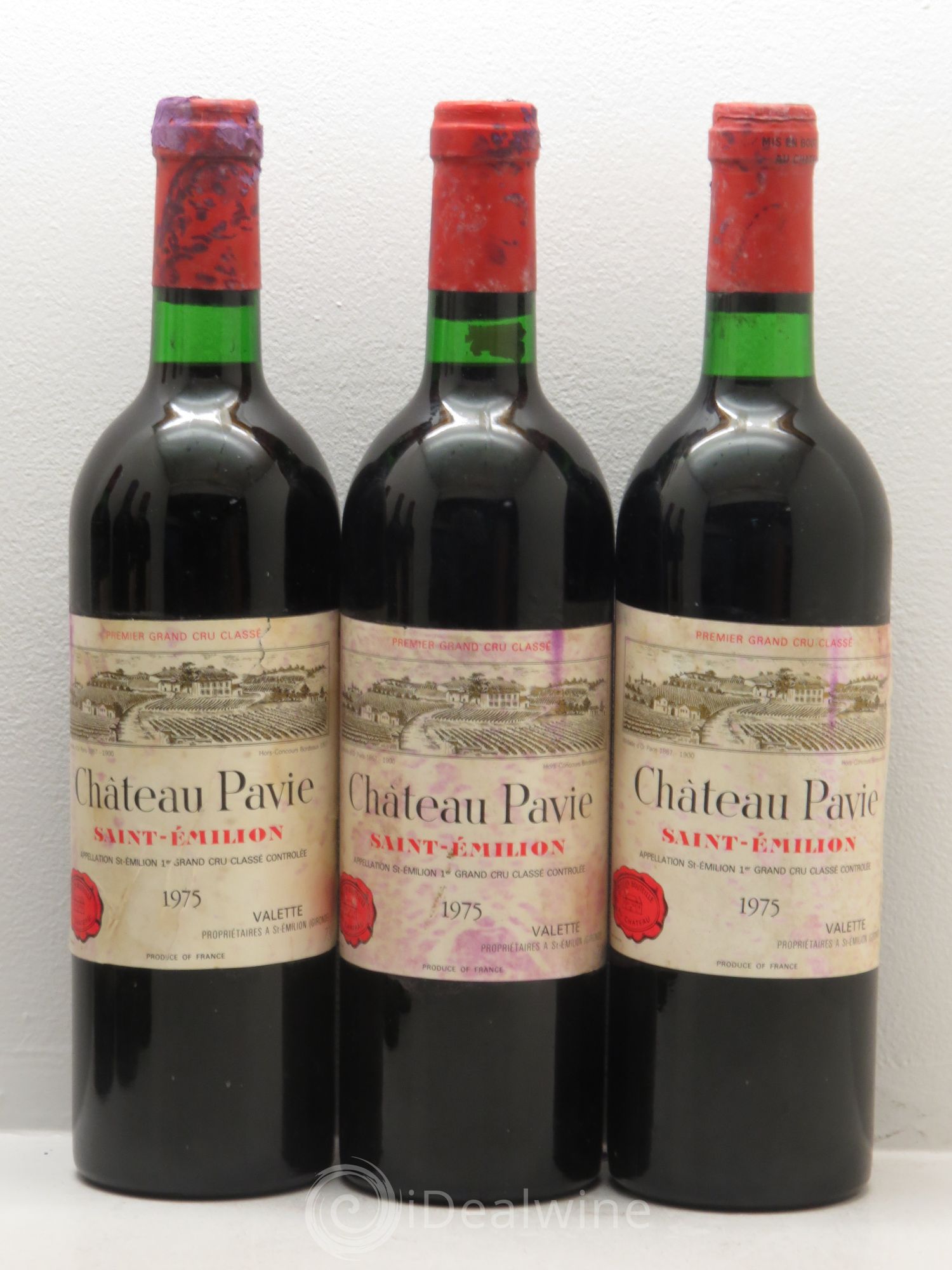 Château Pavie 1er Grand Cru Classé A 1975 - Lot de 12 bouteilles - 3