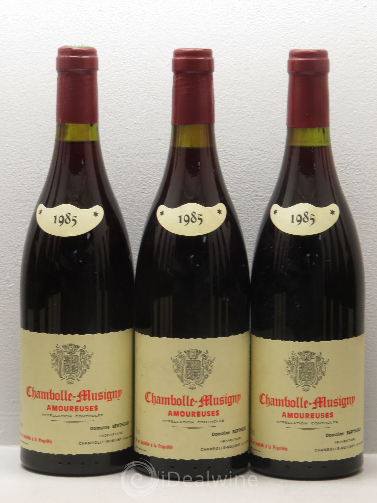 Chambolle-Musigny 1er Cru Domaine Bertheau 1985 - Posten von 12 Flaschen - 1