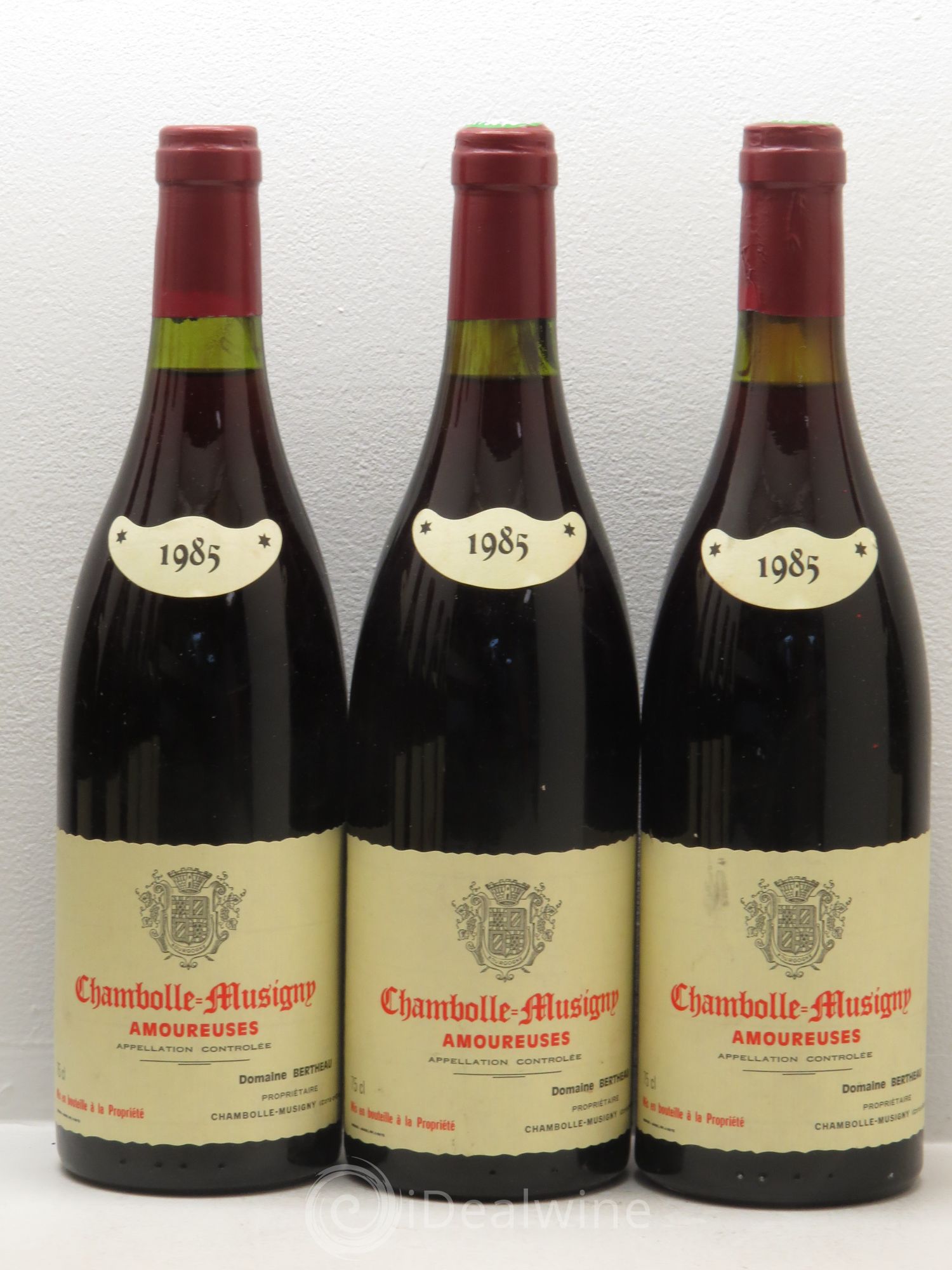 Chambolle-Musigny 1er Cru Domaine Bertheau 1985 - Posten von 12 Flaschen - 2