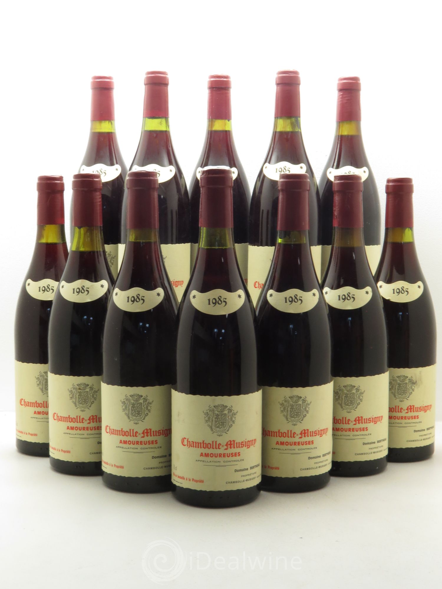 Chambolle-Musigny 1er Cru Domaine Bertheau 1985 - Posten von 12 Flaschen - 0