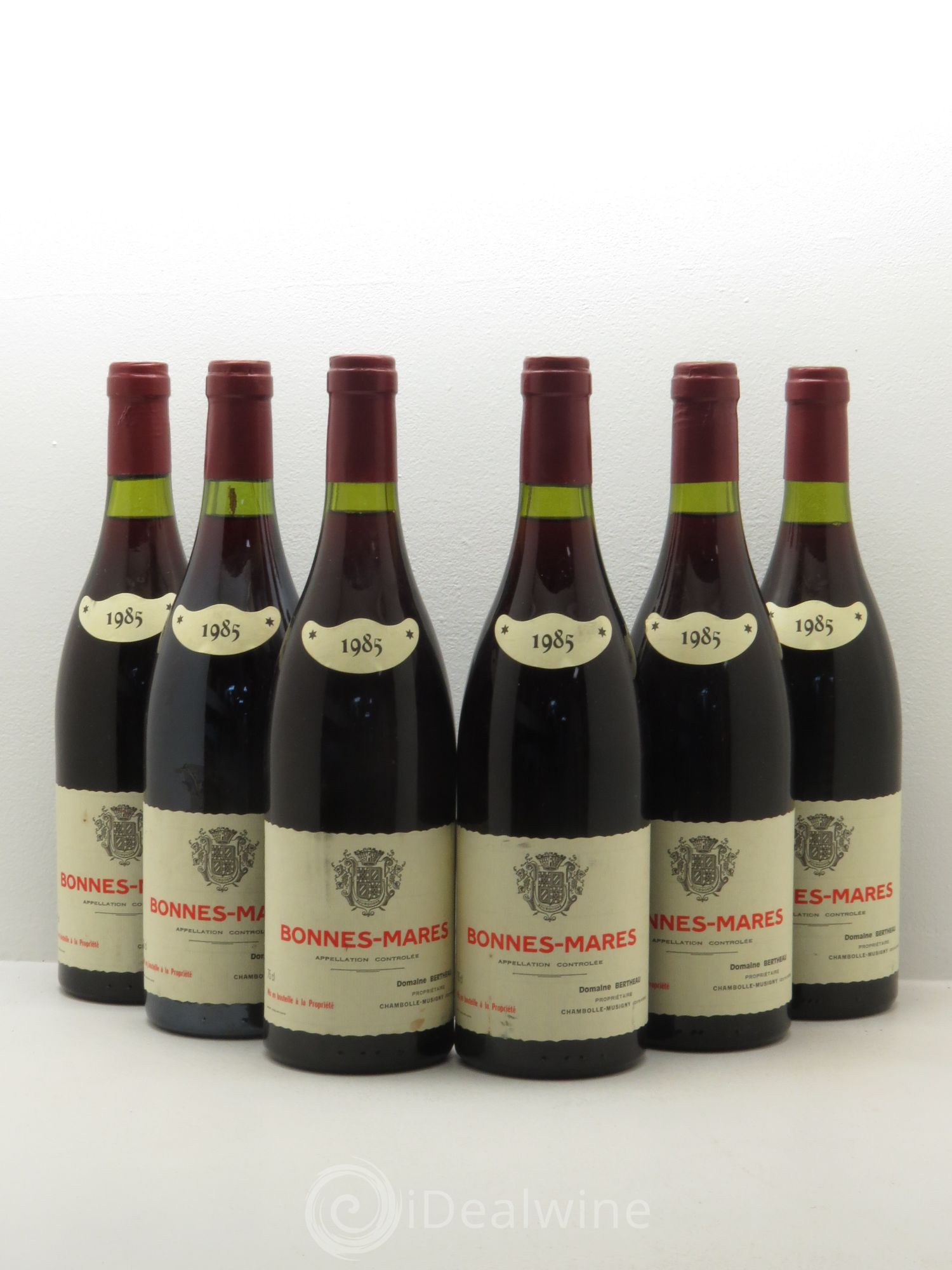 Bonnes-Mares Grand Cru Domaine Bertheau 1985 - Posten von 6 Flaschen - 0
