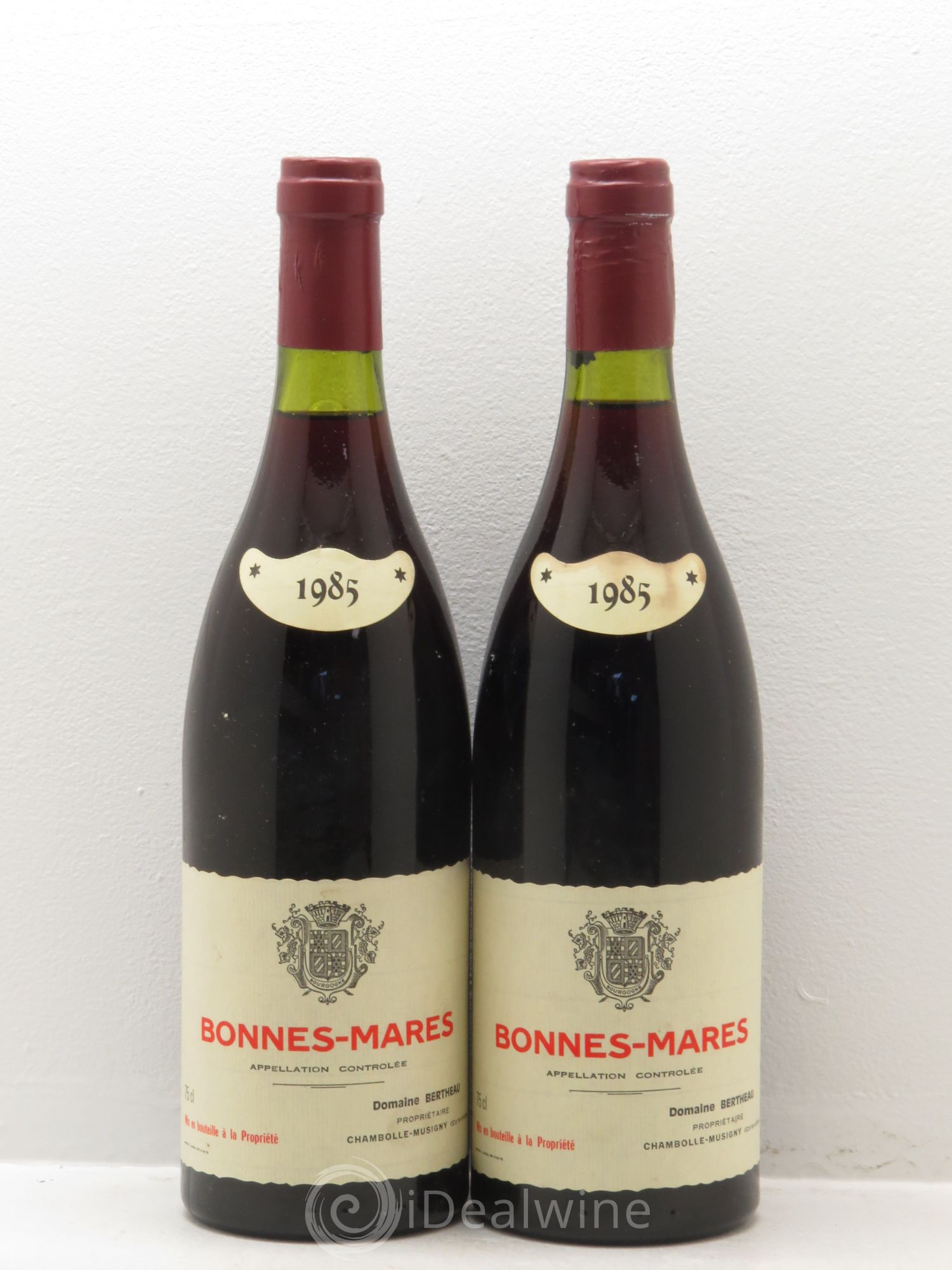 Bonnes-Mares Grand Cru Domaine Bertheau 1985 - Posten von 2 Flaschen - 0