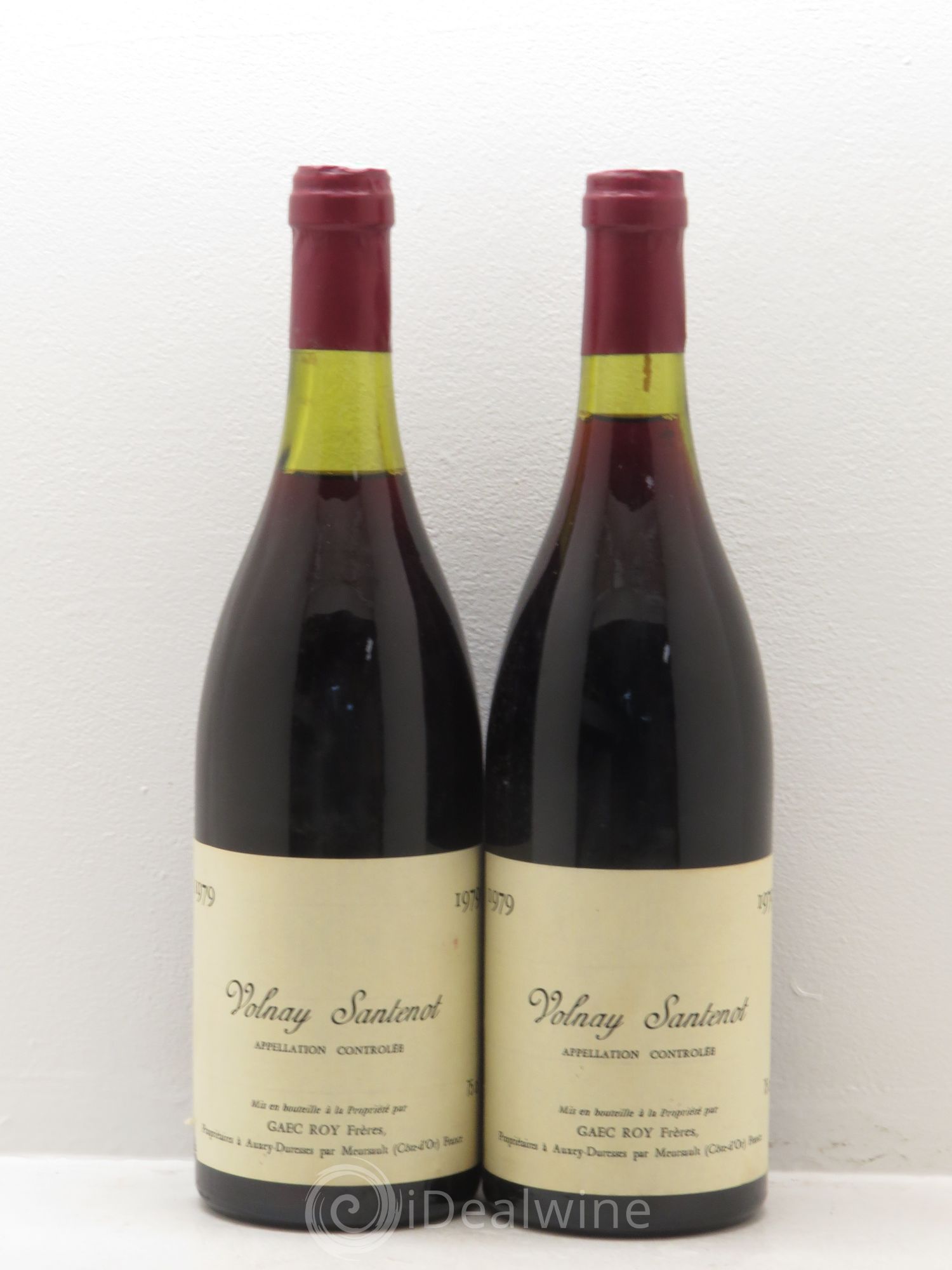 Volnay 1er Cru Domaine Roy Frères 1979 - Posten von 2 Flaschen - 0
