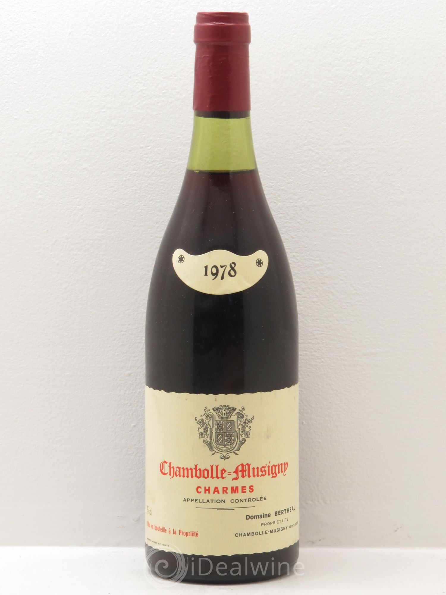 Chambolle-Musigny 1er Cru 1978 - Lot de 1 bouteille - 0