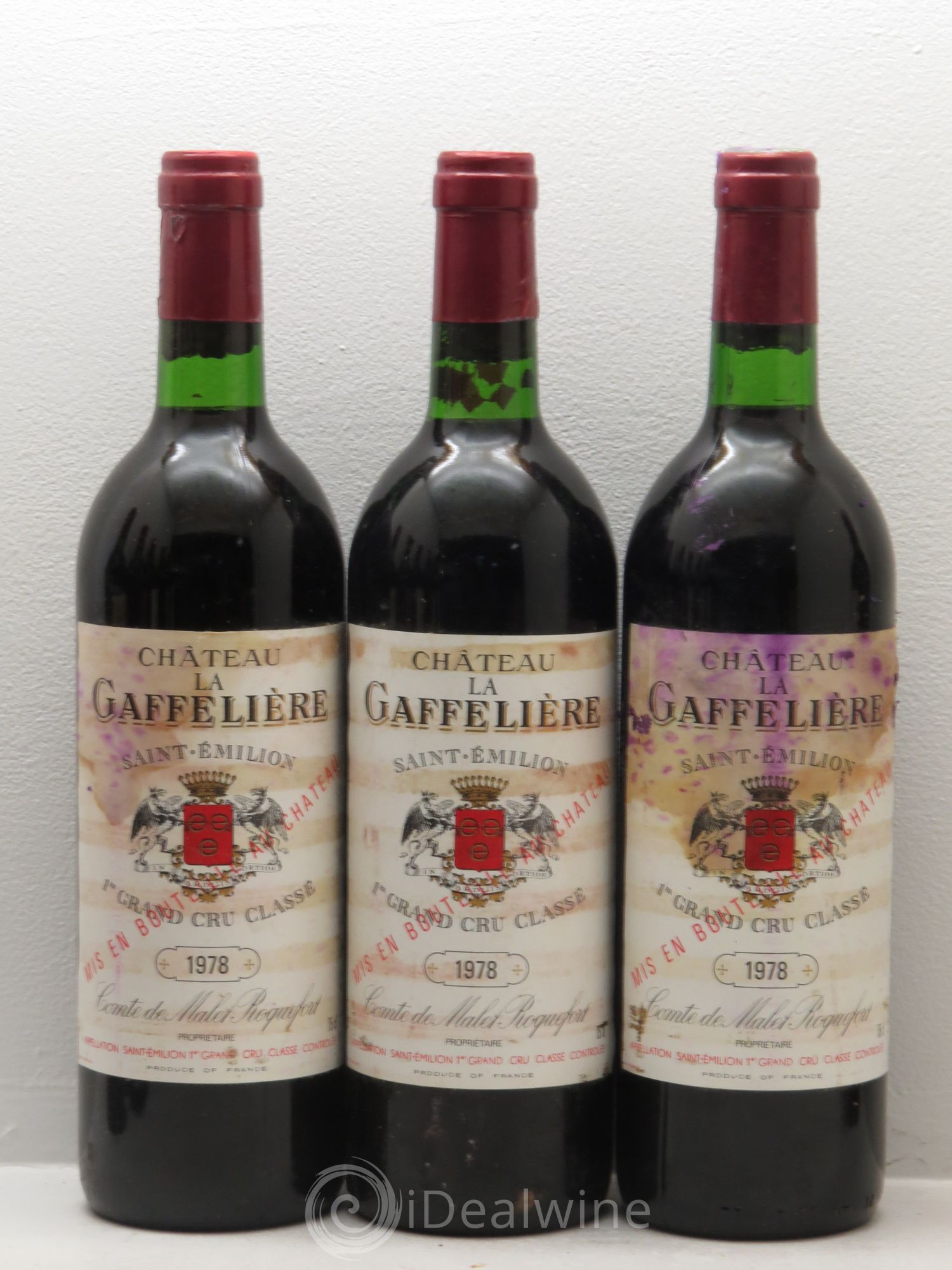 Château la Gaffelière 1er Grand Cru Classé B 1978 - Lot de 12 bouteilles - 2
