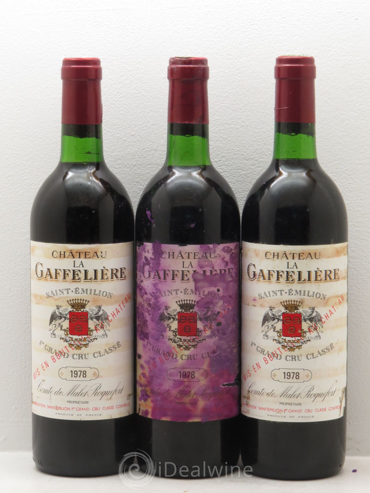 Château la Gaffelière 1er Grand Cru Classé B 1978 - Lot de 12 bouteilles - 4