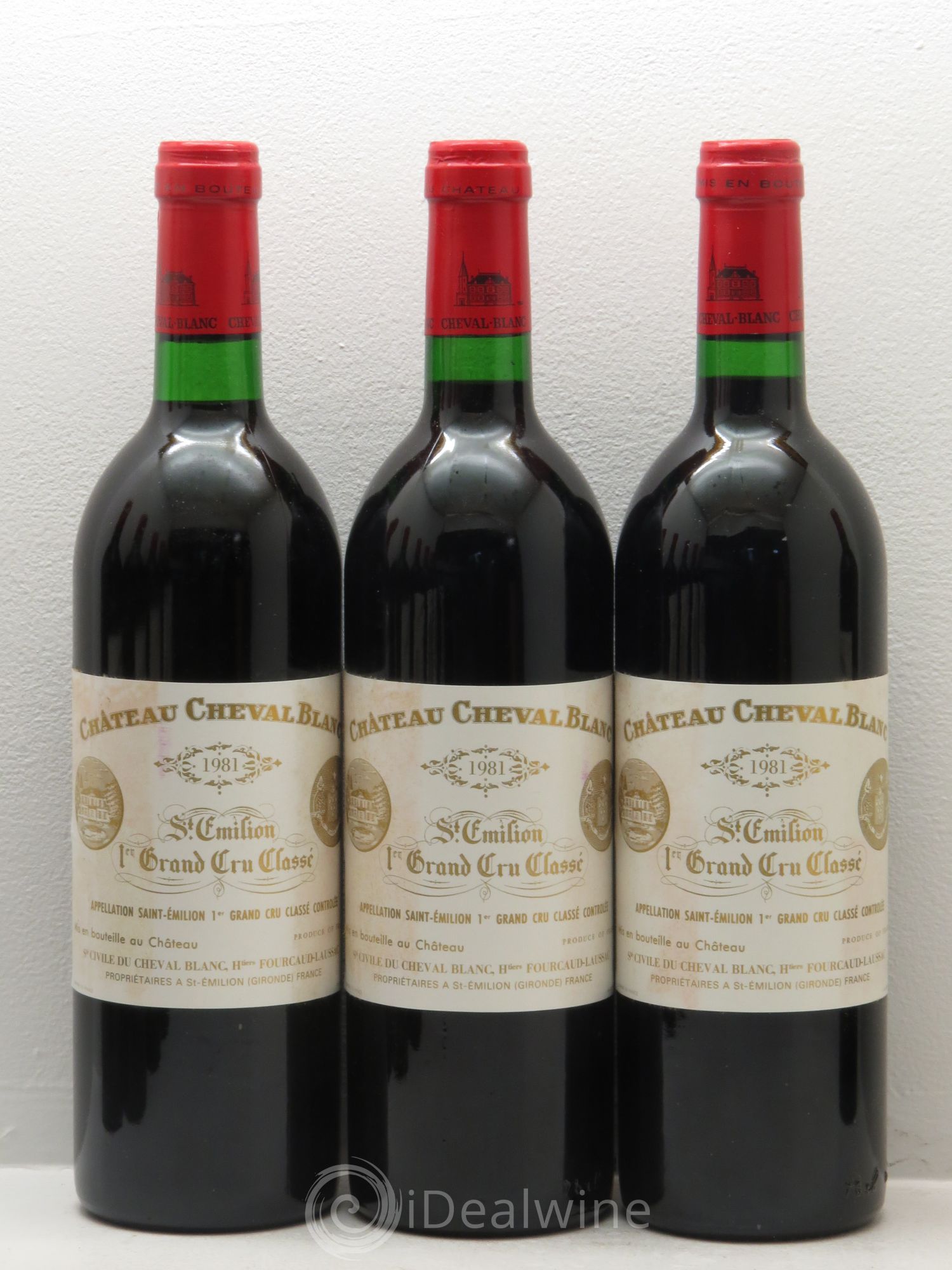 Château Cheval Blanc 1er Grand Cru Classé A 1981 - Lot de 12 bouteilles - 2