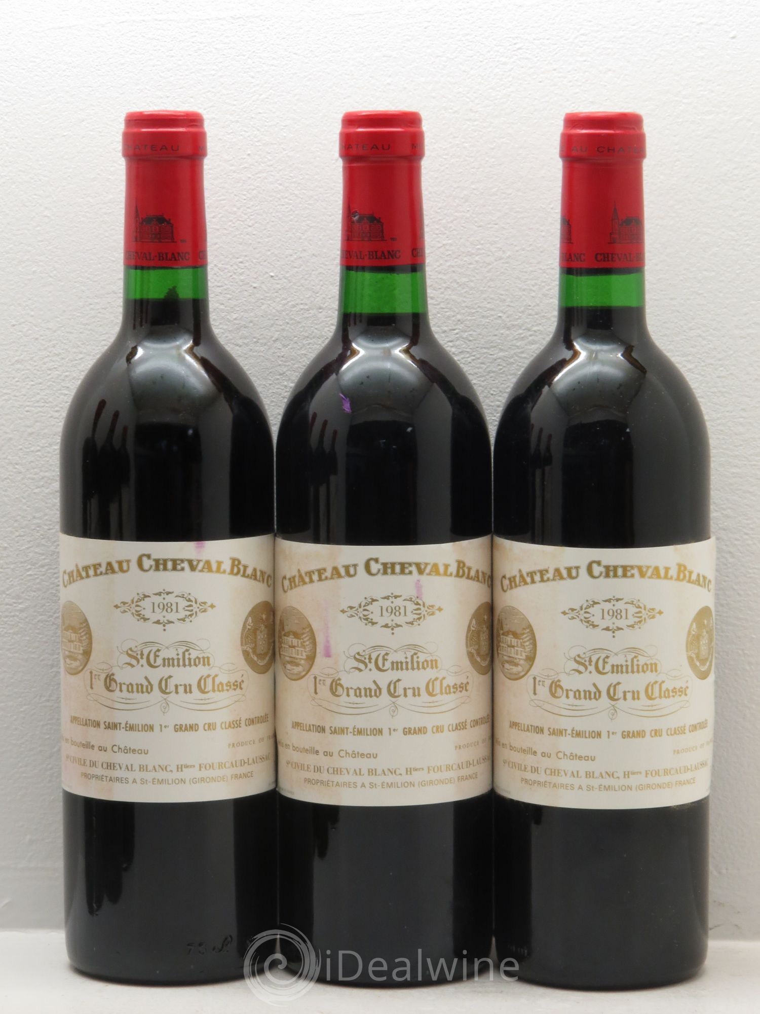 Château Cheval Blanc 1er Grand Cru Classé A 1981 - Lot de 12 bouteilles - 3