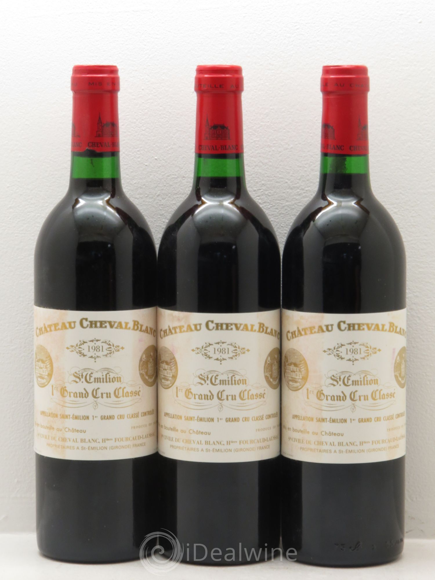Château Cheval Blanc 1er Grand Cru Classé A 1981 - Lot de 12 bouteilles - 4