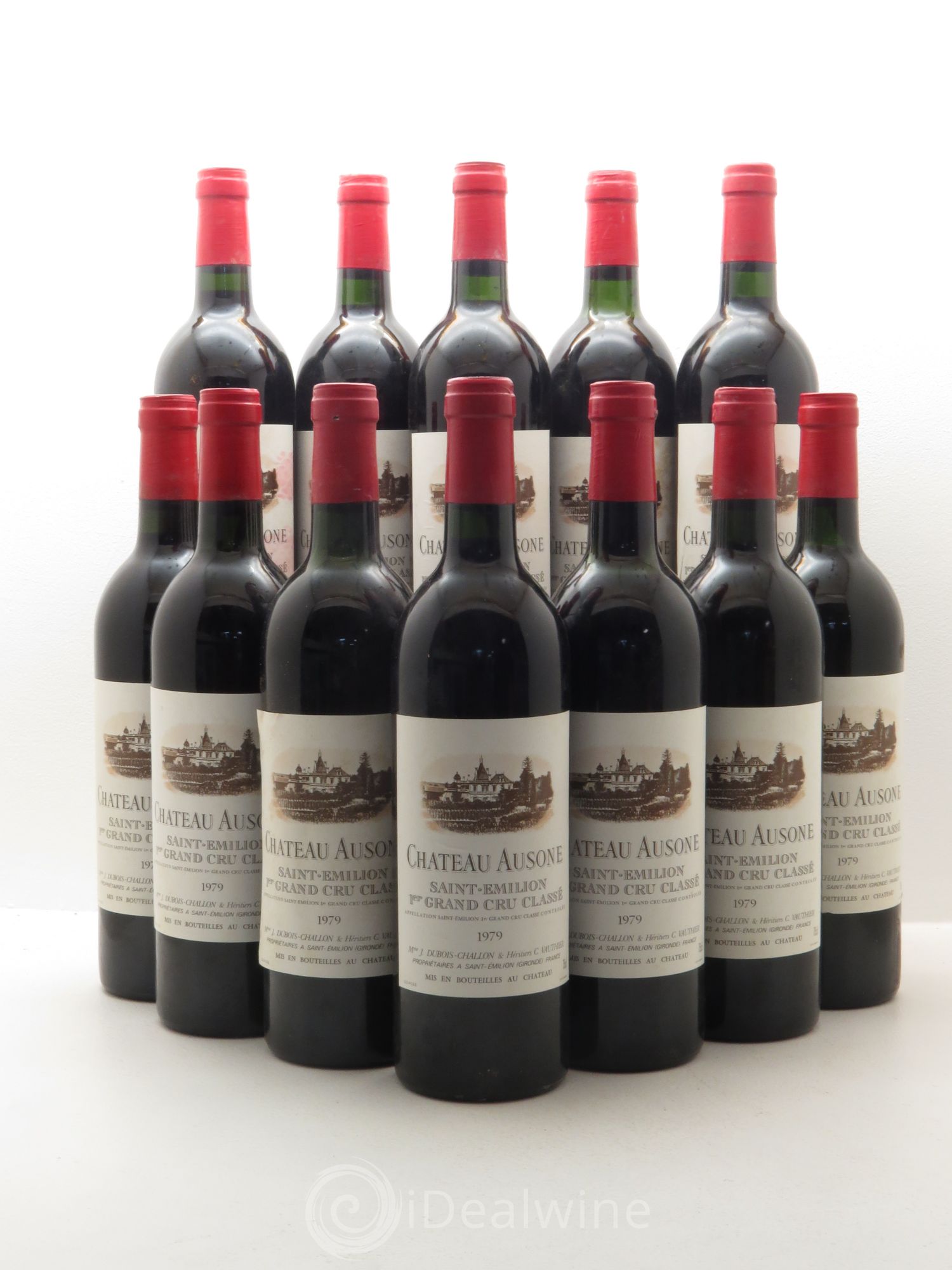 Château Ausone 1er Grand Cru Classé A 1979 - Lot de 12 bouteilles - 0