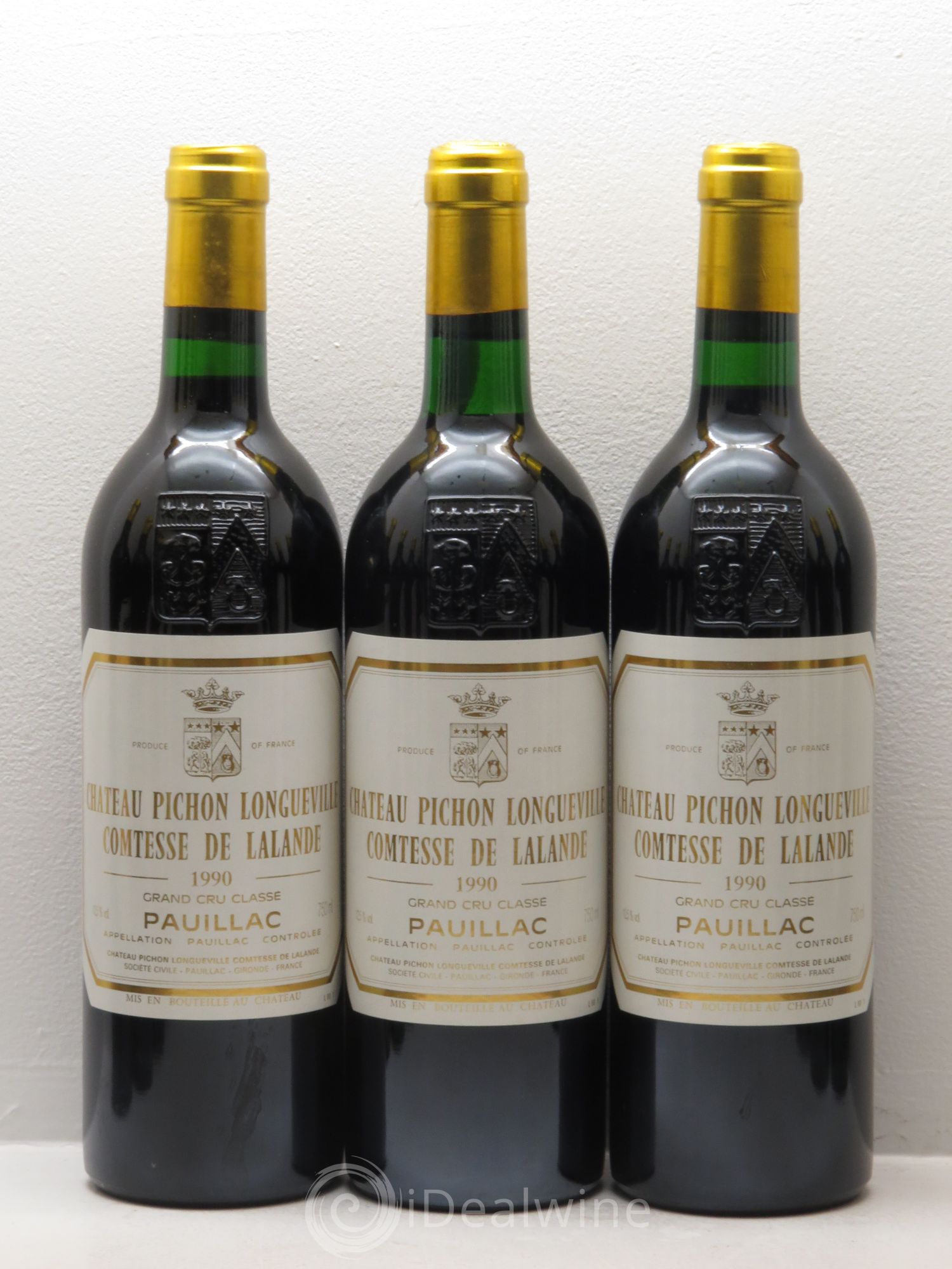 Château Pichon Longueville Comtesse de Lalande 2ème Grand Cru Classé 1990 - Lot de 12 bouteilles - 1