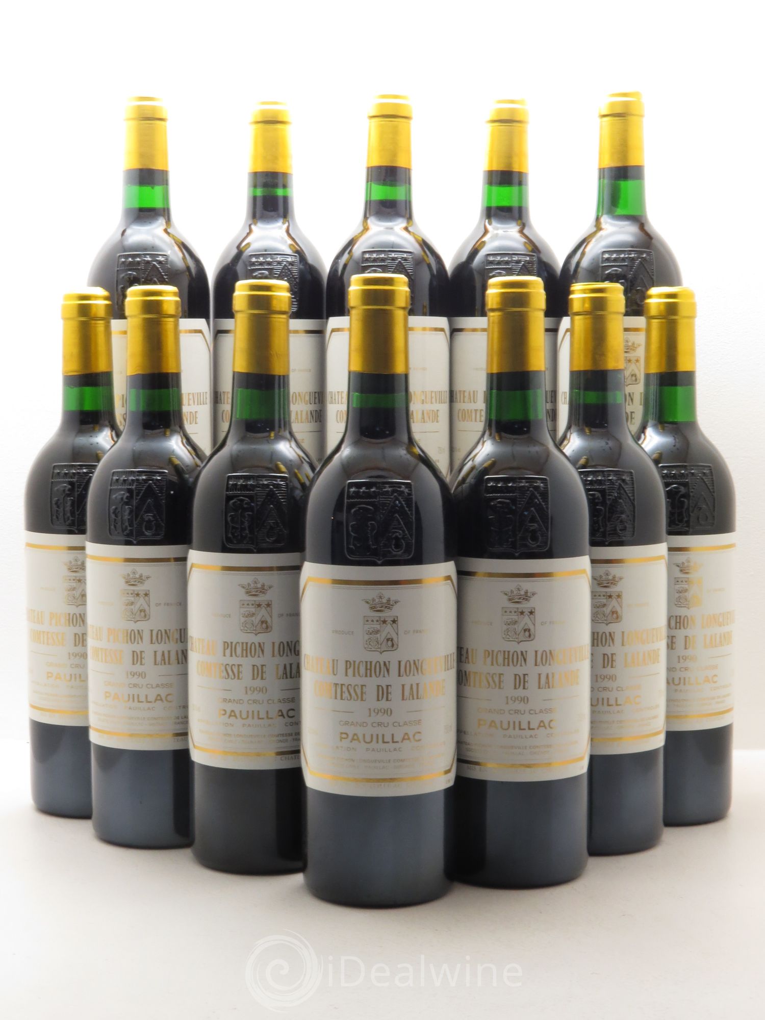Château Pichon Longueville Comtesse de Lalande 2ème Grand Cru Classé 1990 - Lot de 12 bouteilles - 0