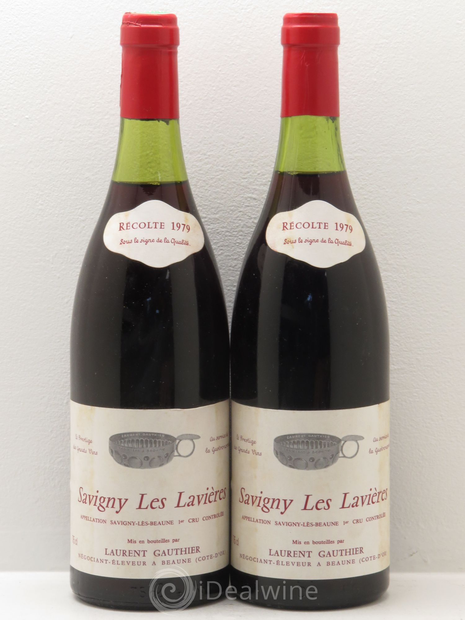 Savigny-lès-Beaune 1er Cru Laurent Gauthier 1979 - Lot de 2 bouteilles - 0