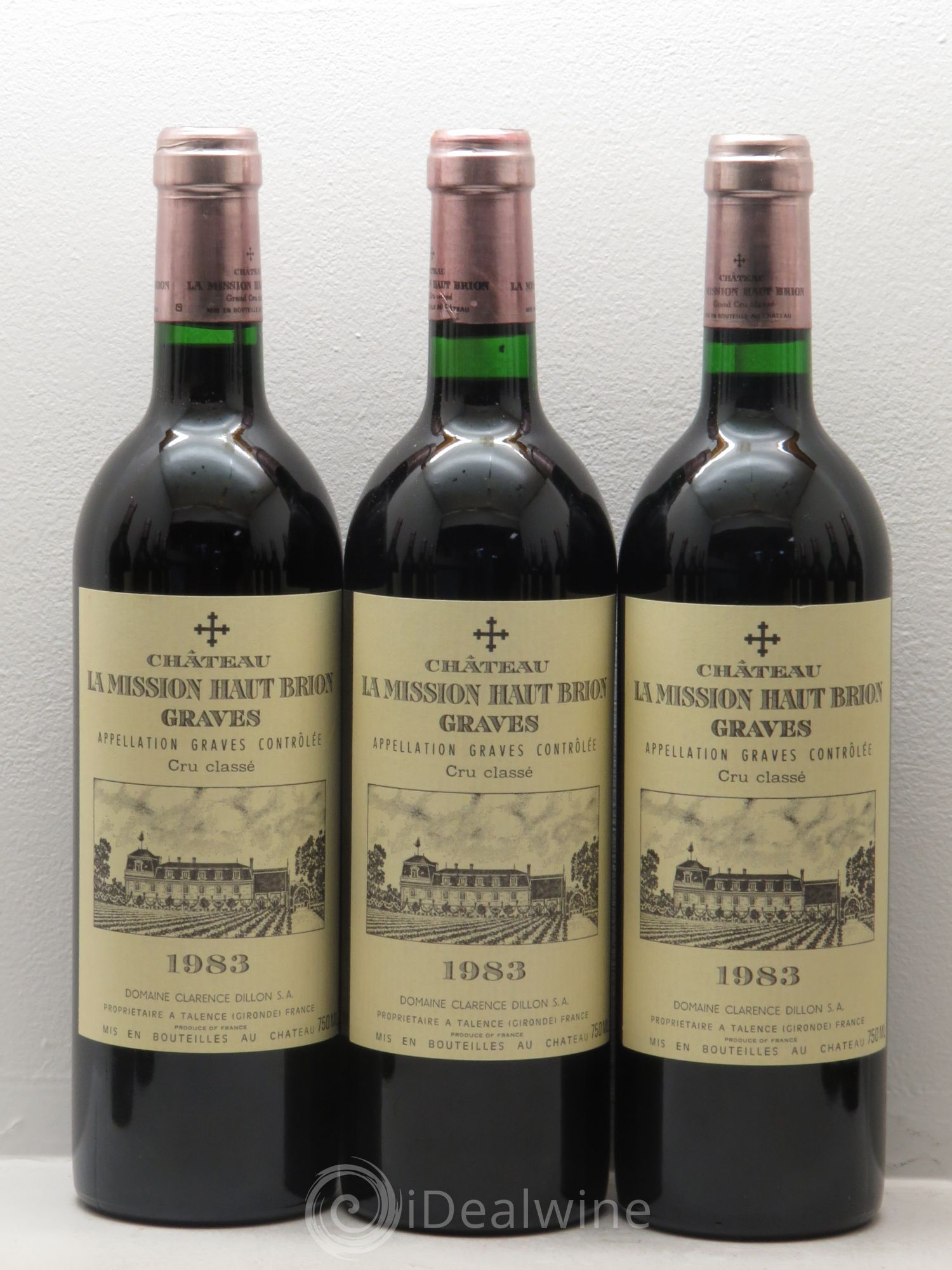 Château la Mission Haut-Brion Cru Classé de Graves 1983 - Lotto di 12 bottiglie - 1