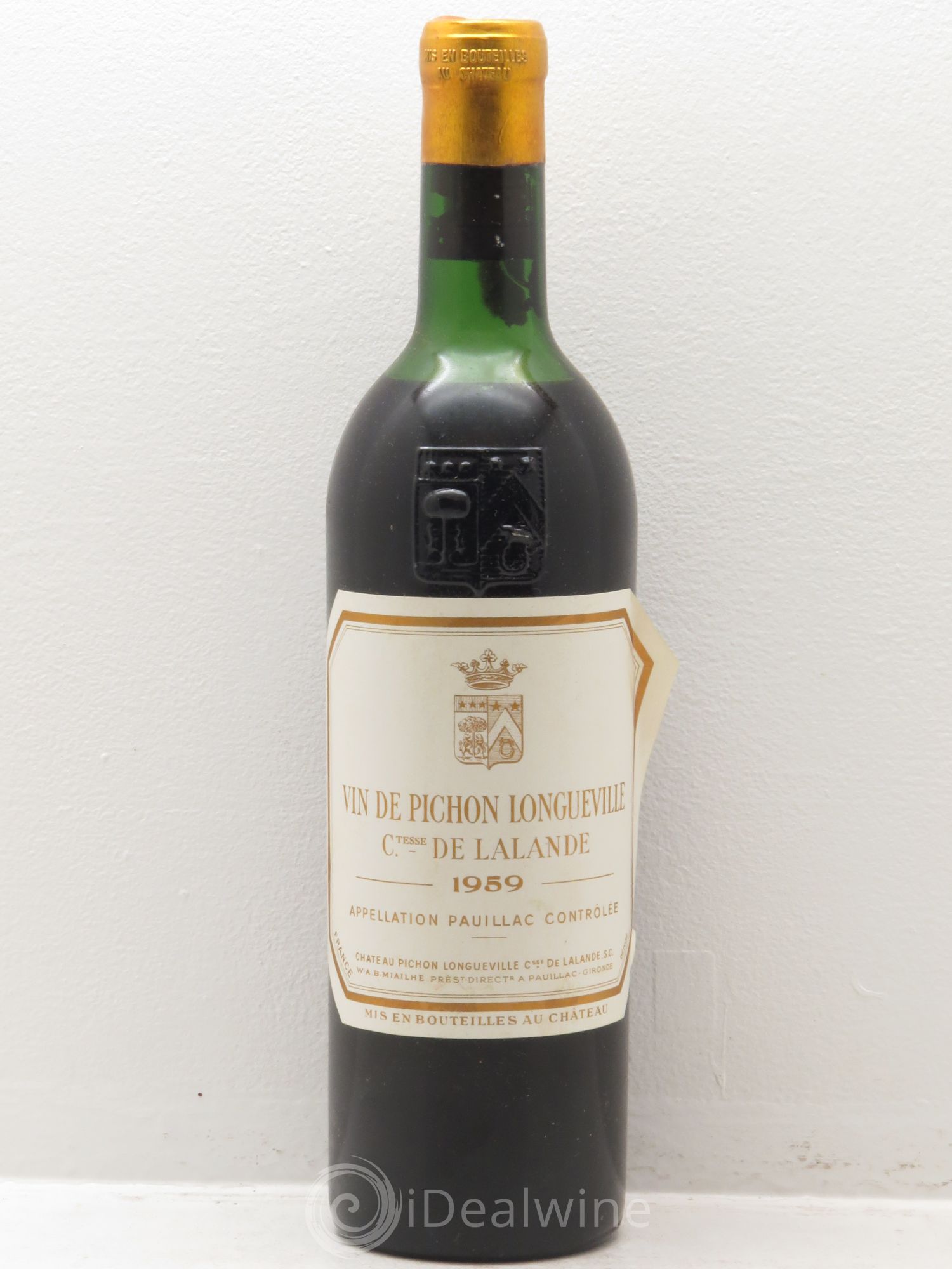 Château Pichon Longueville Comtesse de Lalande 2ème Grand Cru Classé 1959 - Lot de 1 bouteille - 0