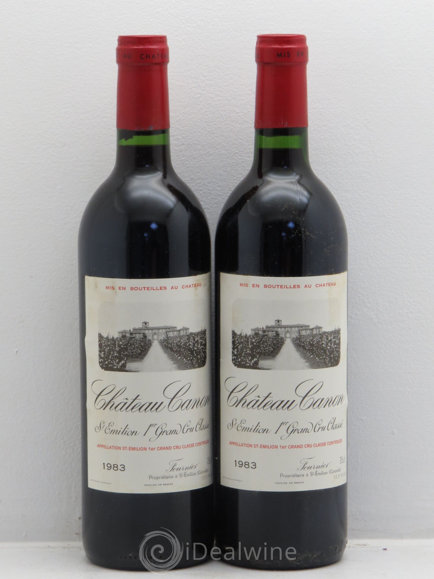 Château Canon 1er Grand Cru Classé B 1983 - Lot de 2 bouteilles - 0