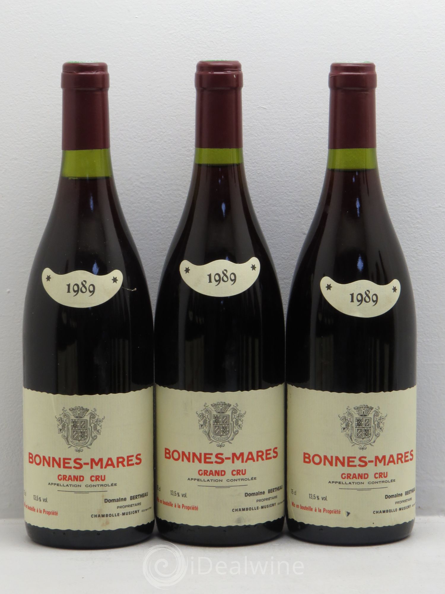 Bonnes-Mares Grand Cru Domaine Bertheau 1989 - Posten von 12 Flaschen - 1