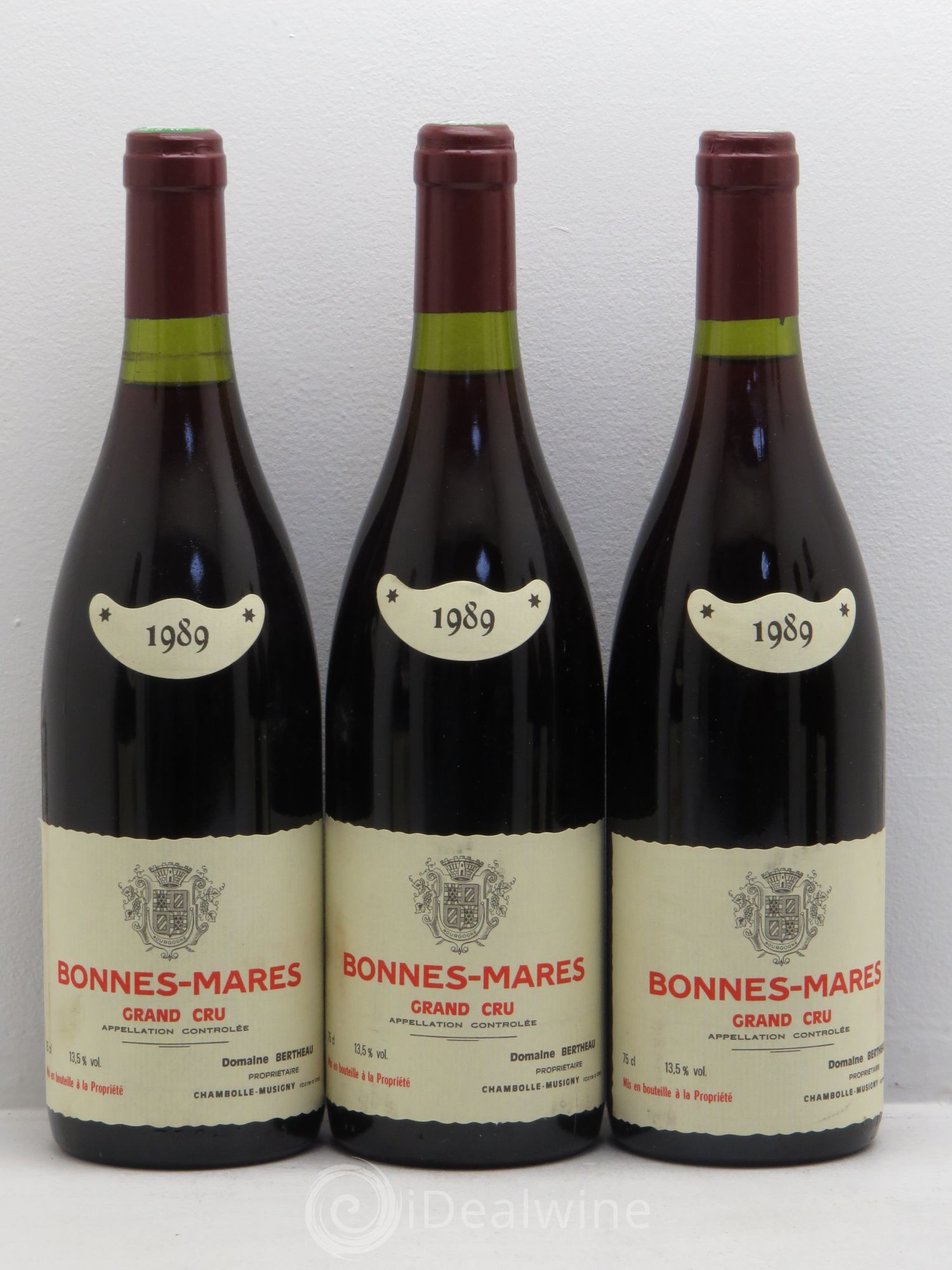 Bonnes-Mares Grand Cru Domaine Bertheau 1989 - Posten von 12 Flaschen - 3