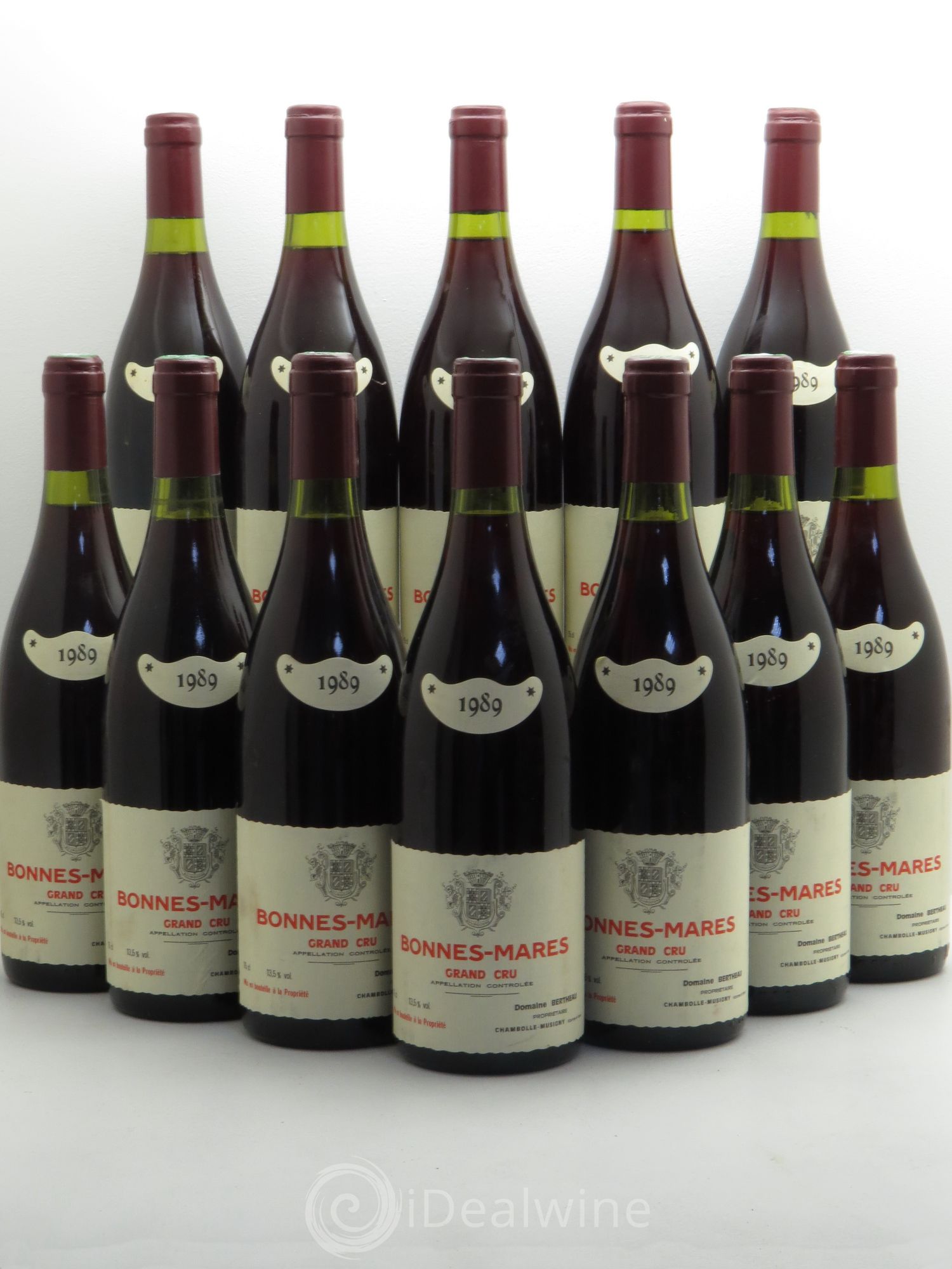 Bonnes-Mares Grand Cru Domaine Bertheau 1989 - Posten von 12 Flaschen - 0