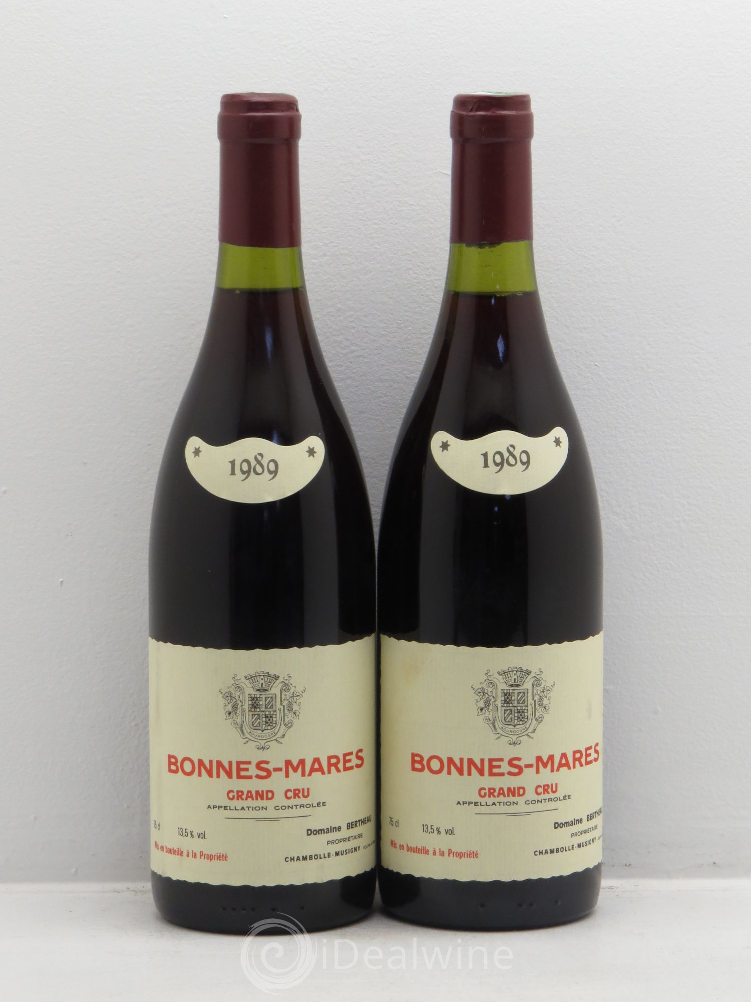 Bonnes-Mares Grand Cru Domaine Bertheau 1989 - Posten von 2 Flaschen - 0