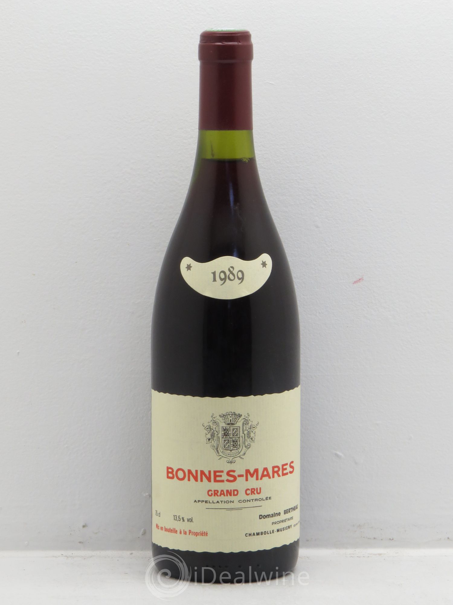 Bonnes-Mares Grand Cru Domaine Bertheau 1989 - Posten von 1 Flasche - 0