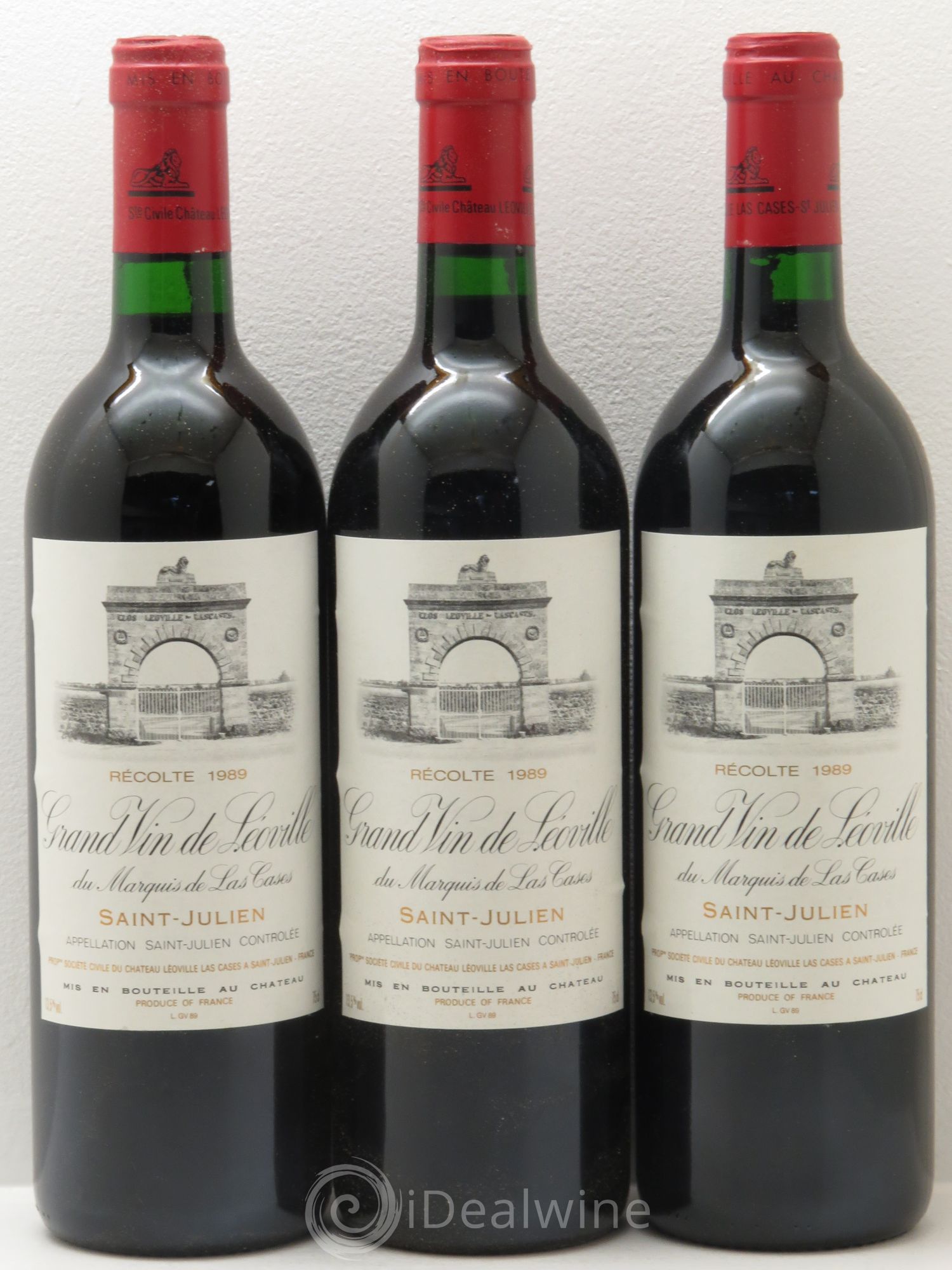 Château Léoville Las Cases 2ème Grand Cru Classé 1989 - Lot de 12 bouteilles - 4