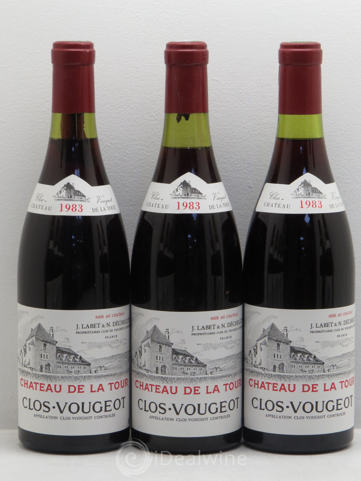 Clos de Vougeot Grand Cru Château de La Tour 1983 - Lot de 12 bouteilles - 2