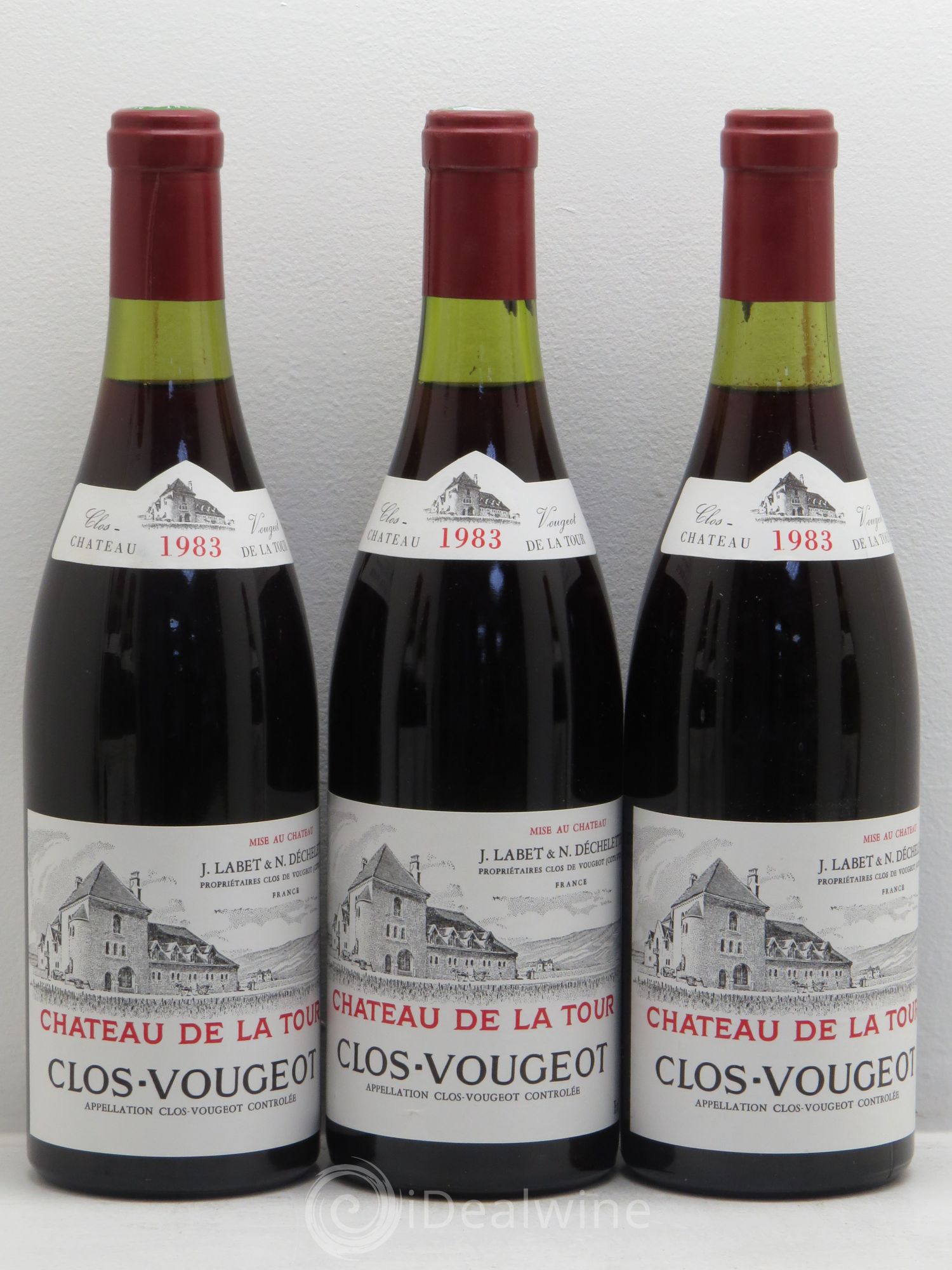 Clos de Vougeot Grand Cru Château de La Tour 1983 - Lot de 12 bouteilles - 3